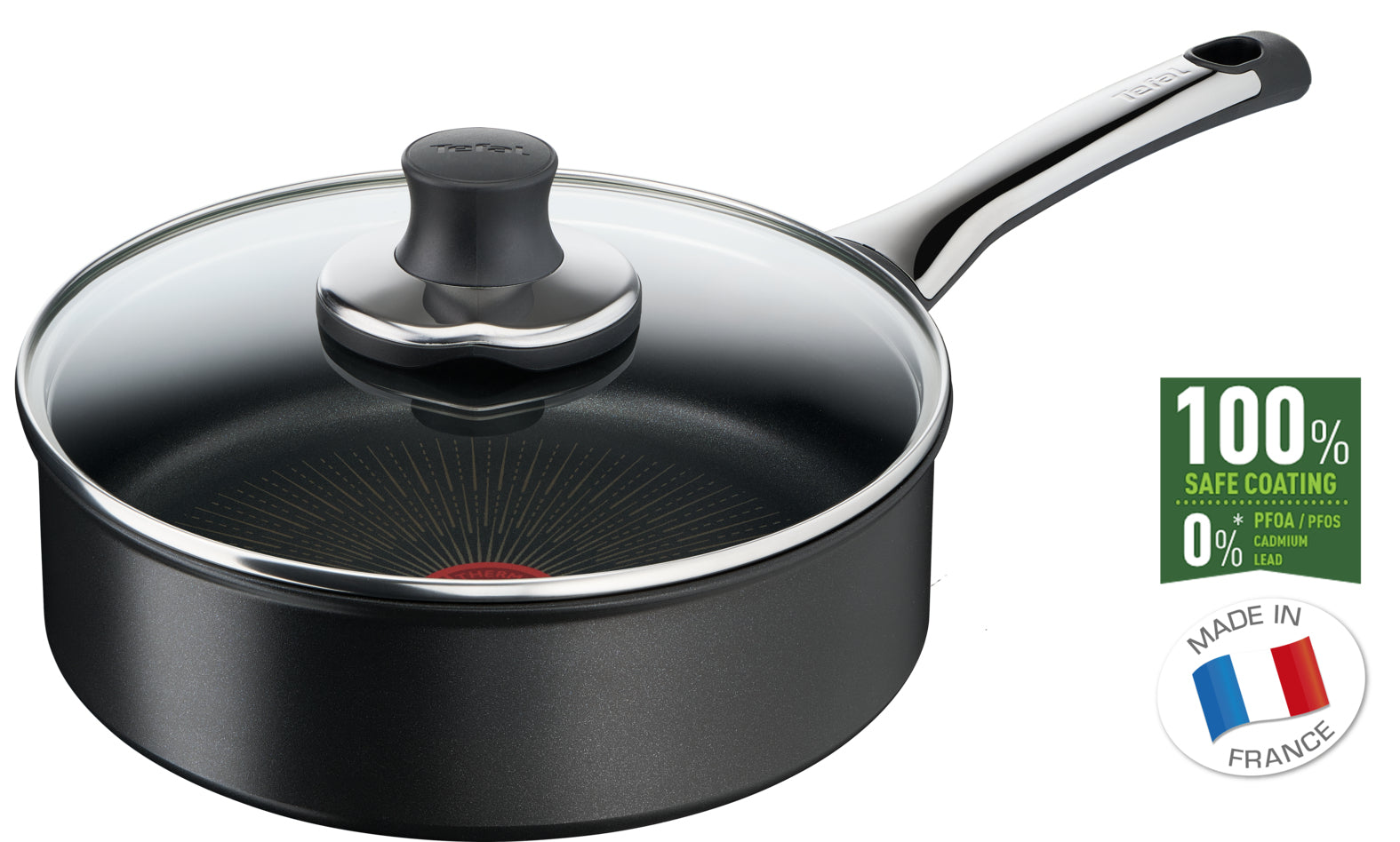 Casserole avec Couvercle Tefal EXCELLENCE 24CM Noir Ø 24 cm 5 L