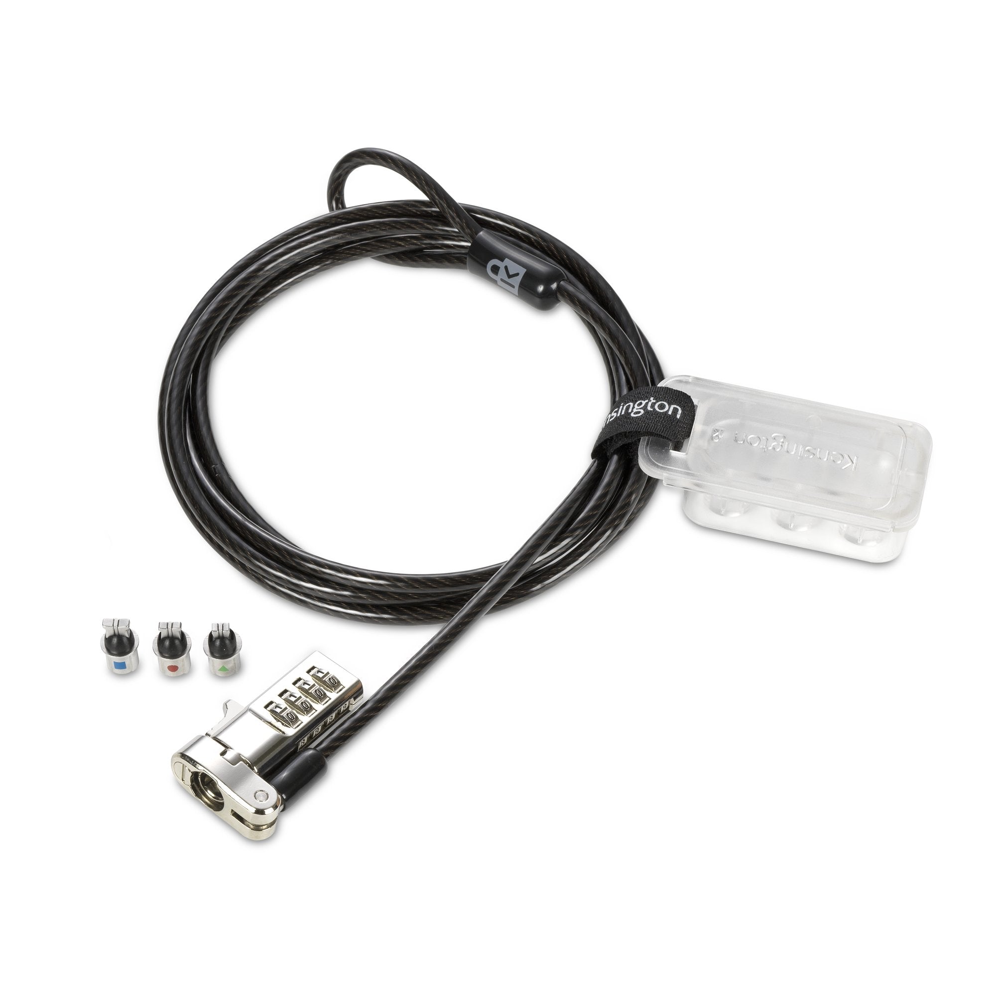Kensington Universel 3-in-1 Combination Laptop Lock - Resettable - Câble de sécurité - 1.8 m