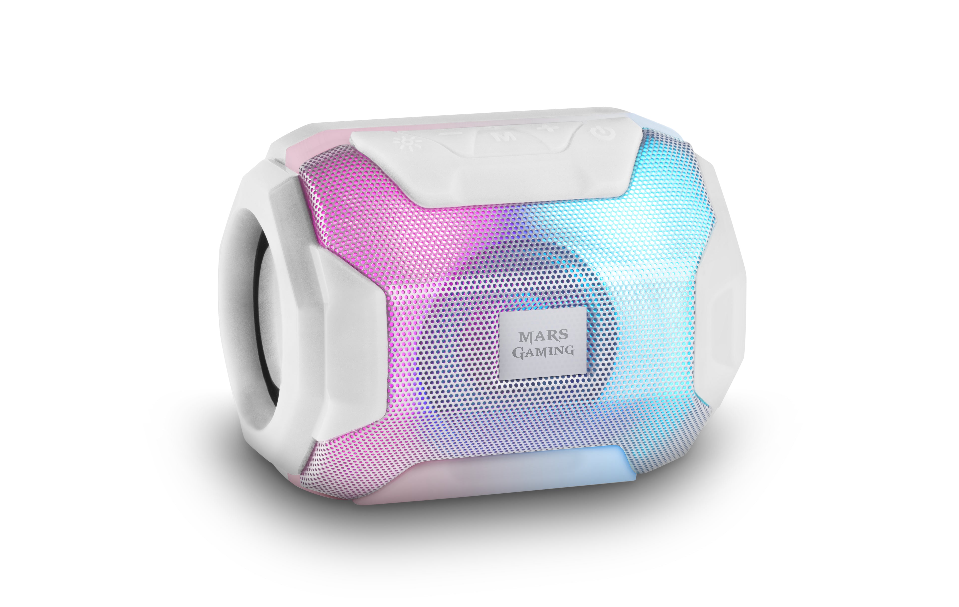 Enceintes Bluetooth Mars Gaming MSBAX RGB (Blanc)