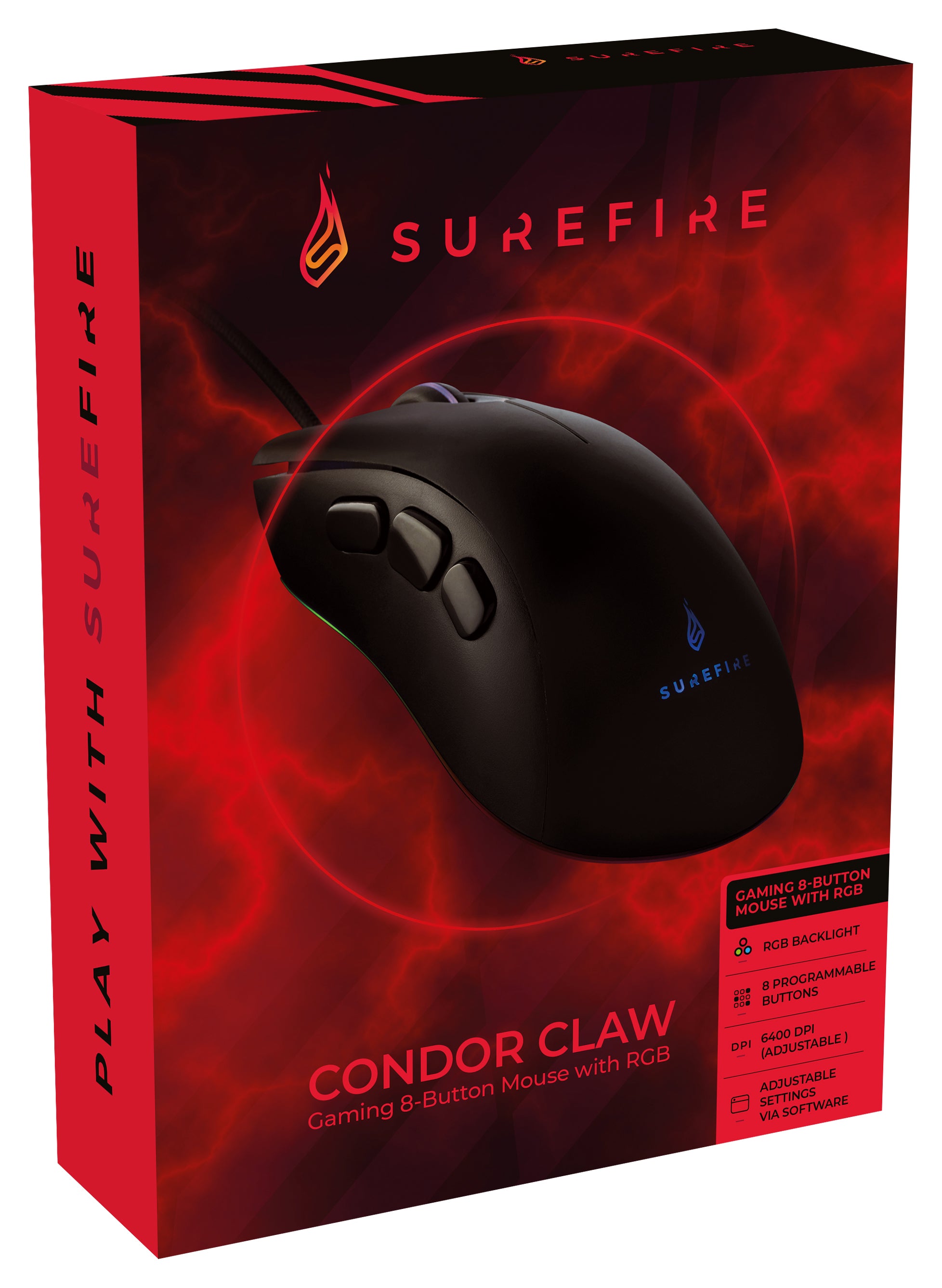 Souris Gaming Verbatim Condor Claw 6400 dpi