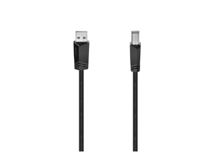 Câble USB 2.0 A vers USB B Hama 00200602 Noir