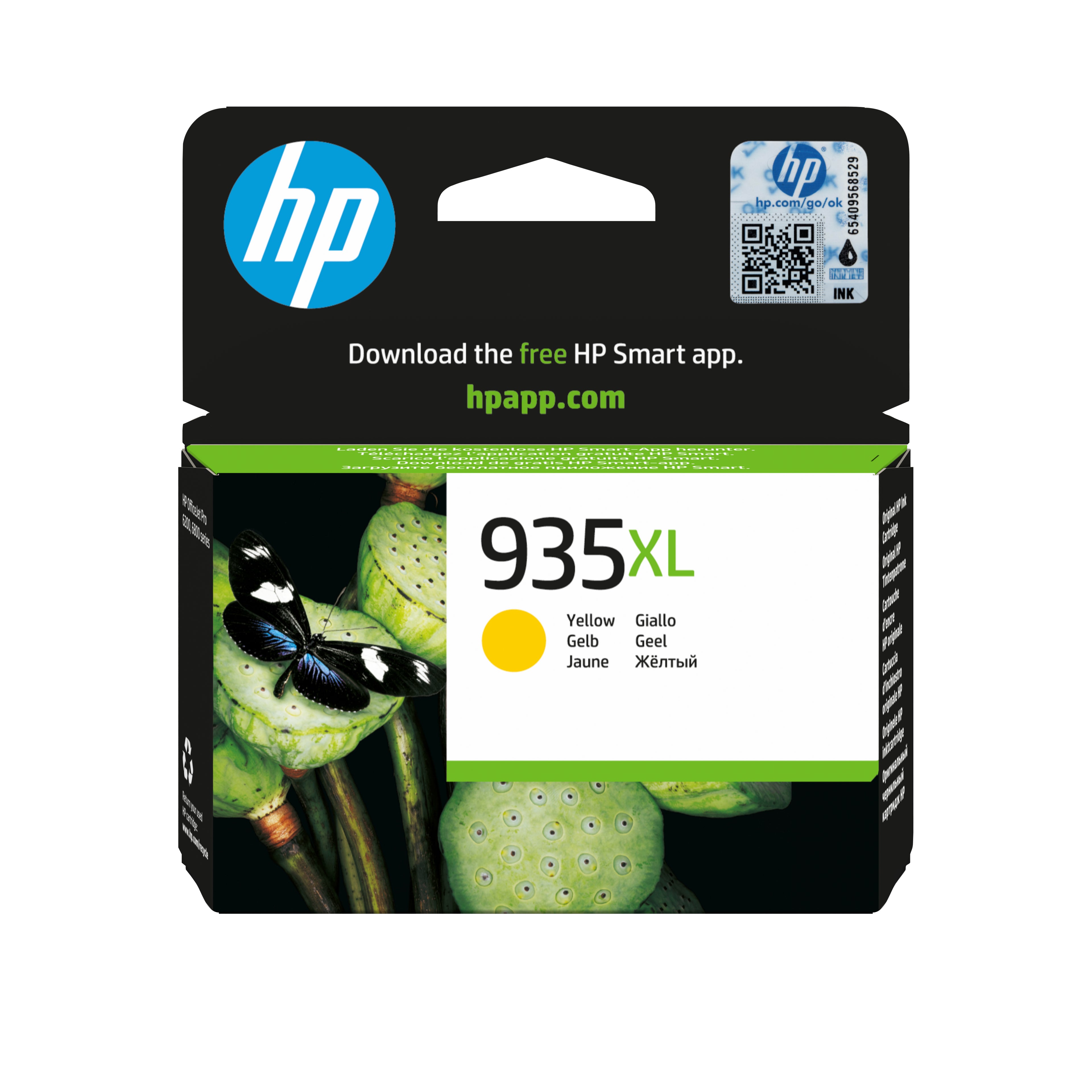Cartouche d'Encre Compatible HP 935XL Jaune Noir