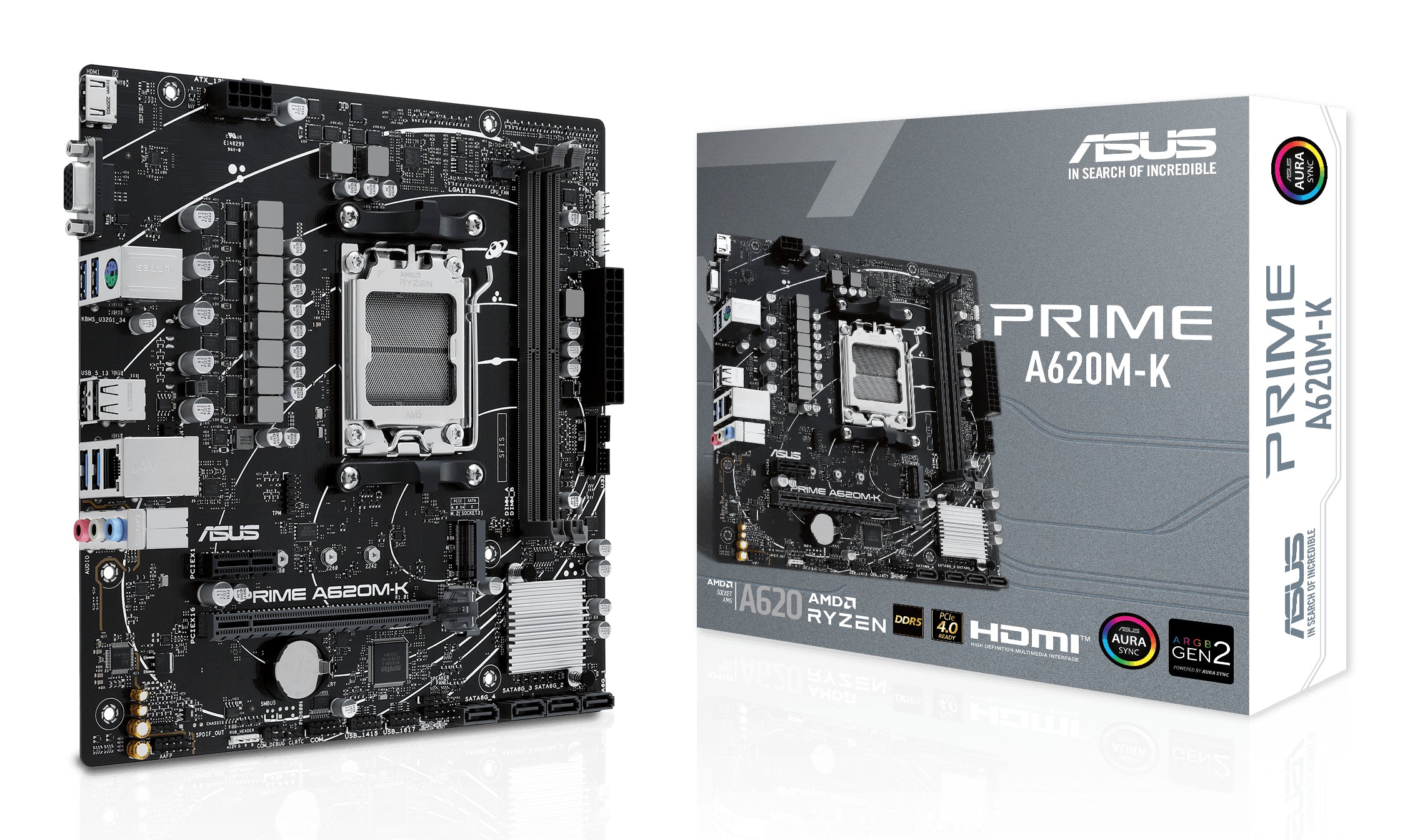 Carte Mère Asus Prime A620M-K (AM5) Micro ATX