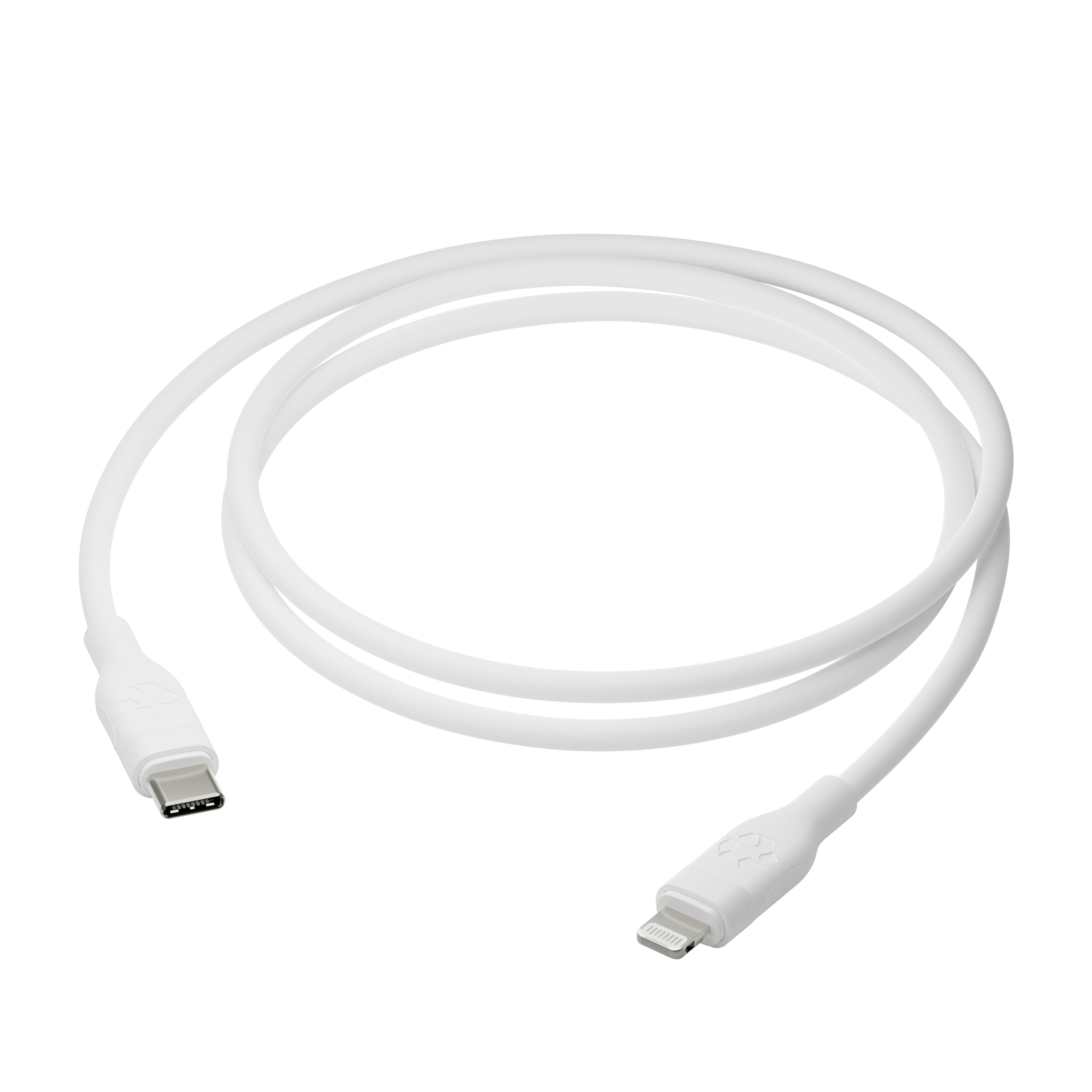 dbramante1928 re-charge - Câble Lightning - 24 pin USB-C mâle pour Lightning mâle - 1.2 m - plastique recyclé à 100 %