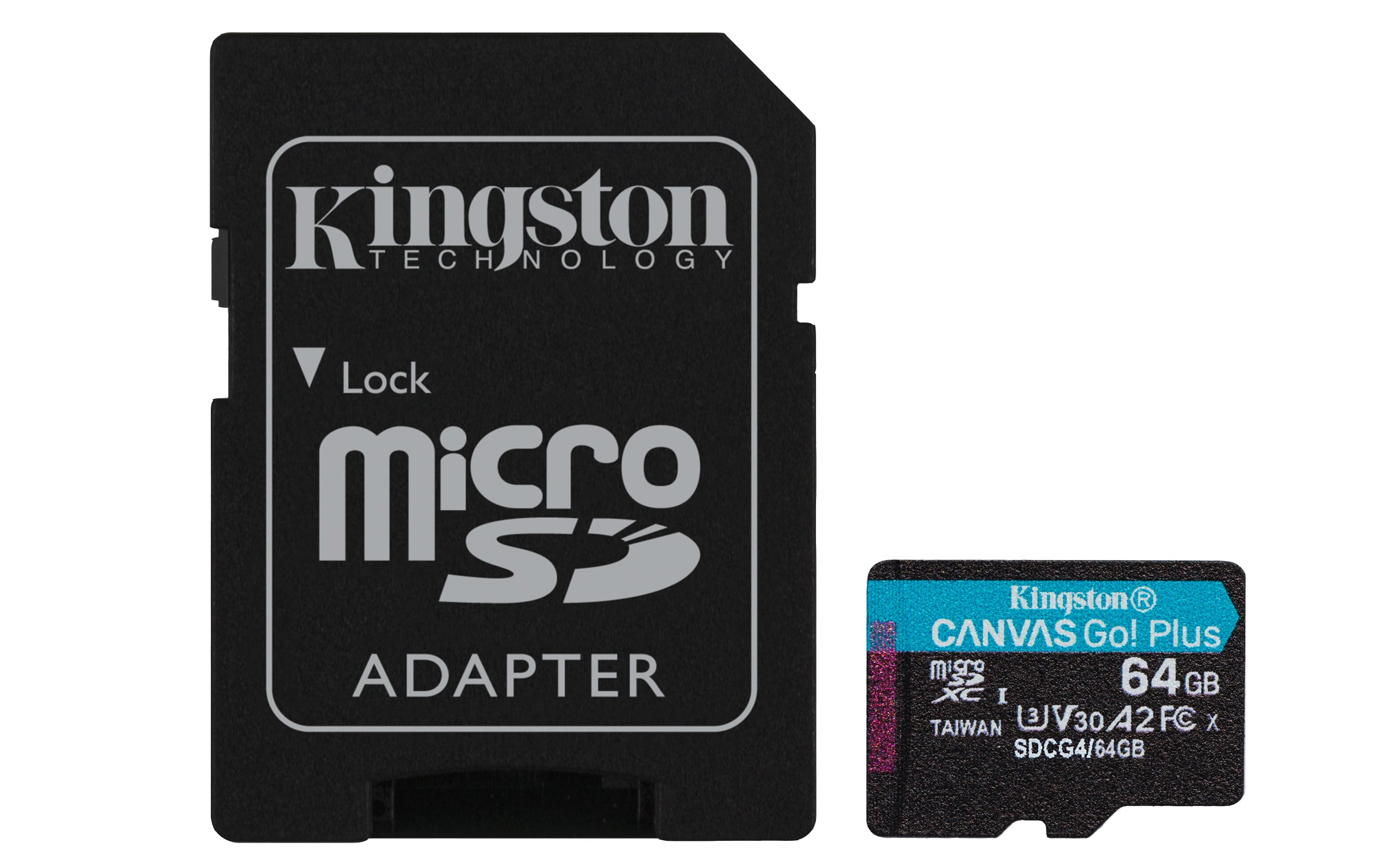 Carte Mémoire Micro SD avec Adaptateur Kingston SDCG4/64GB