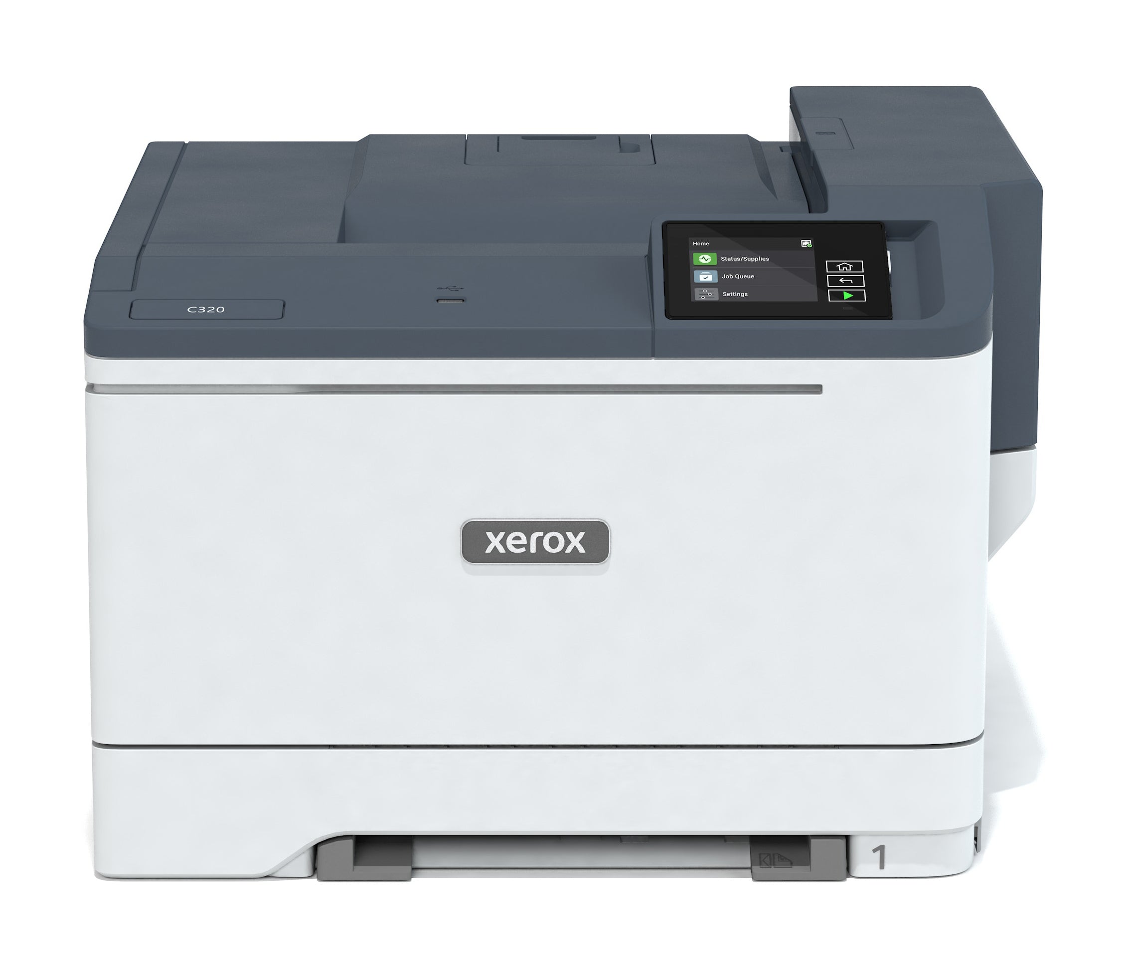 Xerox C320V_DNI - Imprimante - couleur - Recto-verso - laser - A4/Legal - 1200 x 1200 ppp - jusqu'à 33 ppm (mono)/jusqu'à 33 ppm (couleur) - capacité : 250 feuilles - Gigabit LAN, Wi-Fi(n), USB 2.0, USB - programme de retours Green World Alliance