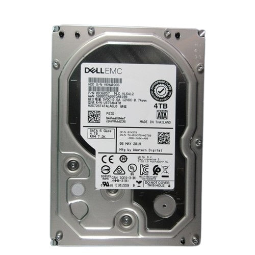 Dell - Kit client - disque dur - 4 To - 512n - interne - 3.5" - SATA 6Gb/s - 7200 tours/min