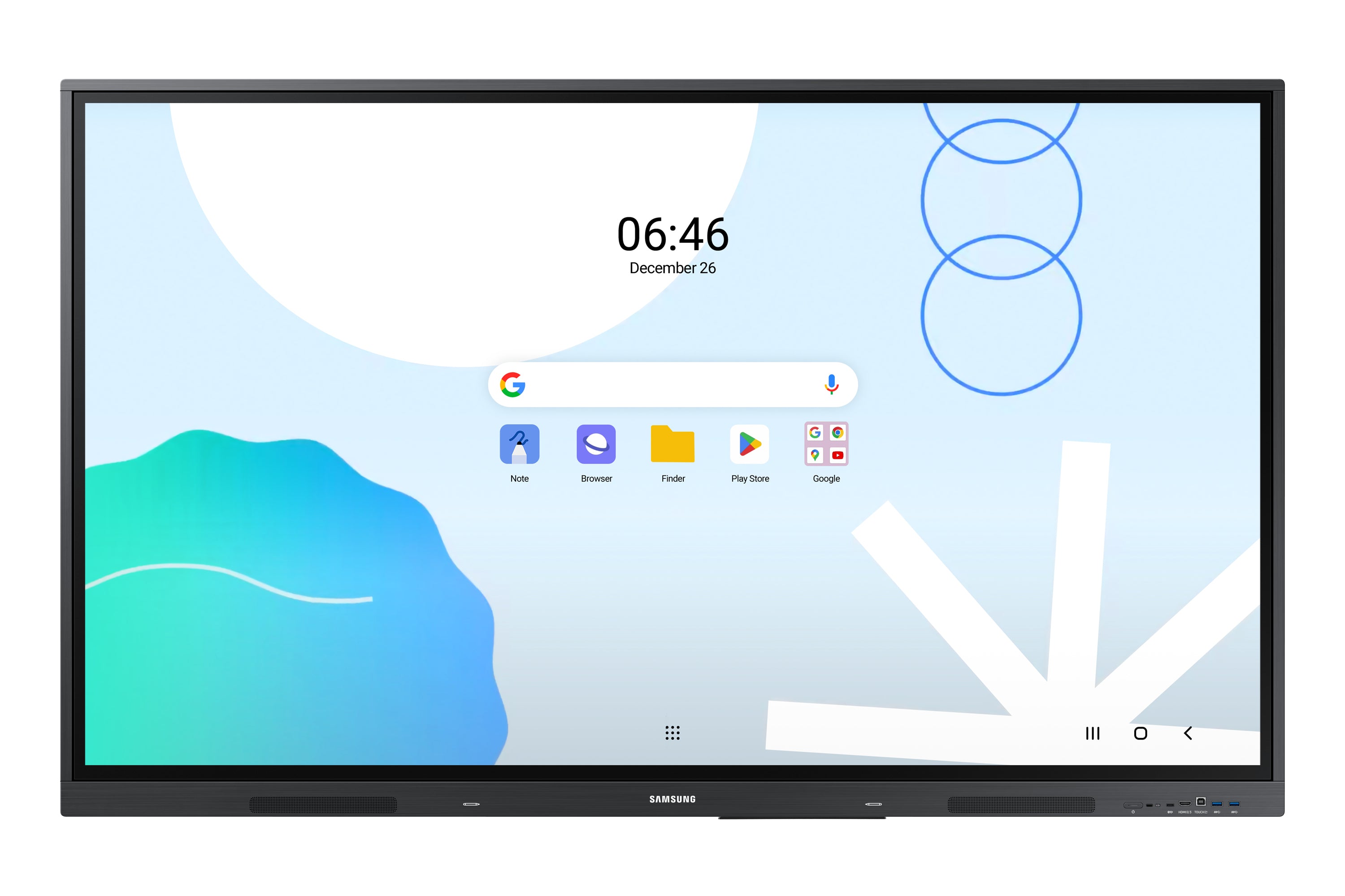 Samsung Interactive Display WA86D - Classe de diagonale 86" WAD Series écran LCD rétro-éclairé par LED - éducation/entreprise - avec tableau blanc interactif intégré, écran tactile (multitouch) - Android - 4K UHD (2160p) 3840 x 2160 - gris sidéral