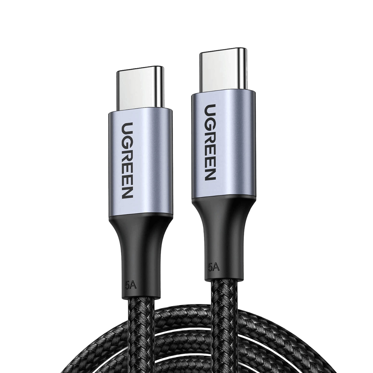 Câble USB-C vers USB-C/100W/Tressé/3m/Noir