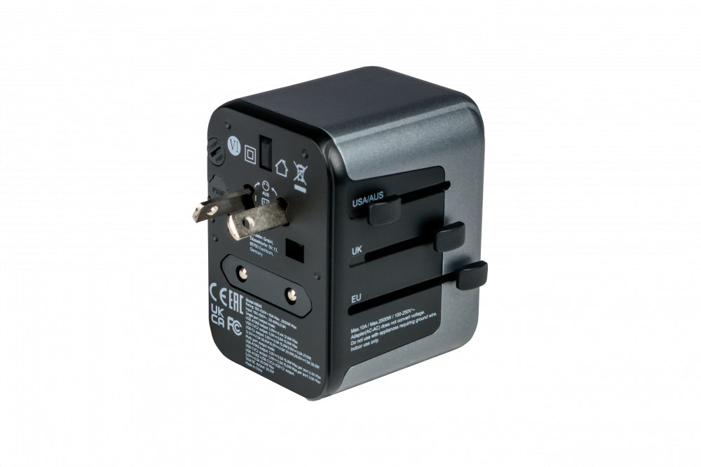 Verbatim UTA-03 - Adaptateur secteur - 30 Watt - PD 3.0, QC 3.0 - 4 connecteurs de sortie (USB, 24 pin USB-C)