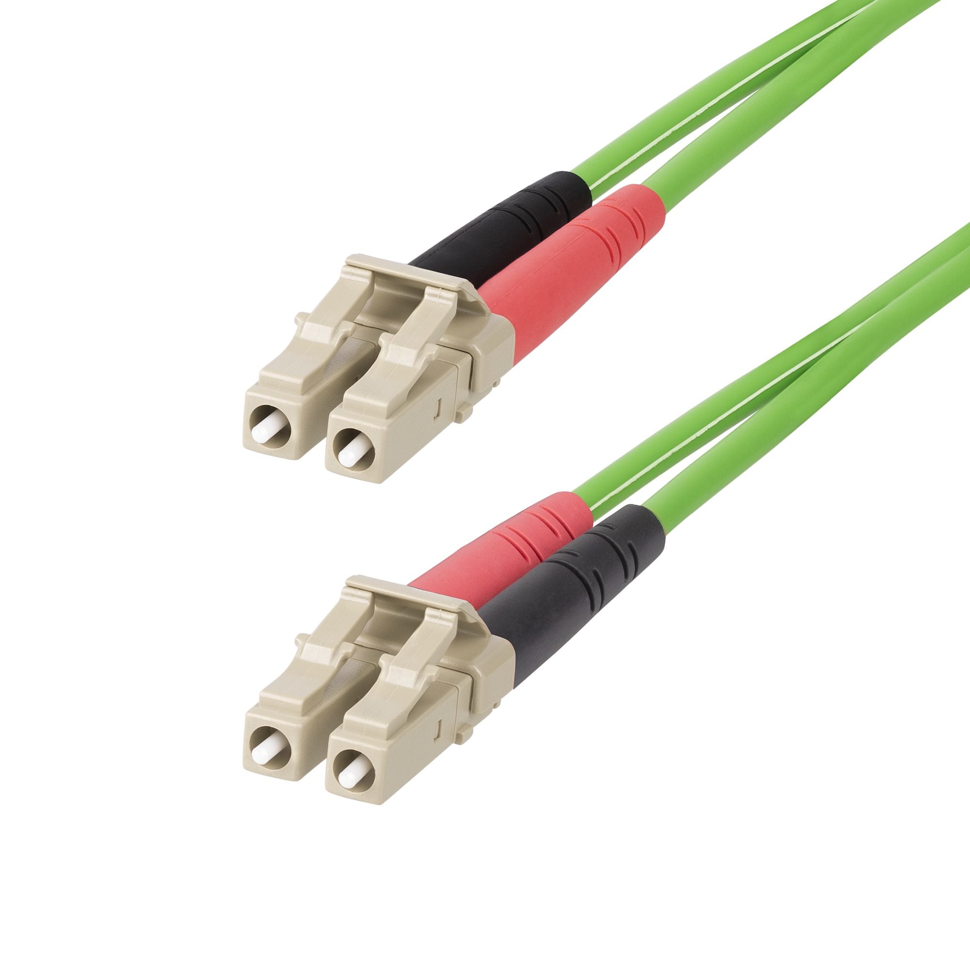 StarTech.com Câble Fibre Optique Multimode OM5 LC/LC UPC 10m, Câble LSZH - Cordon de raccordement - LC/UPC multimode (M) pour LC/UPC multimode (M) - 10 m - 10 m - 2.9 mm - fibre optique - duplex - 50 / 125 microns - OM5 - sans halogène, débit de transfert