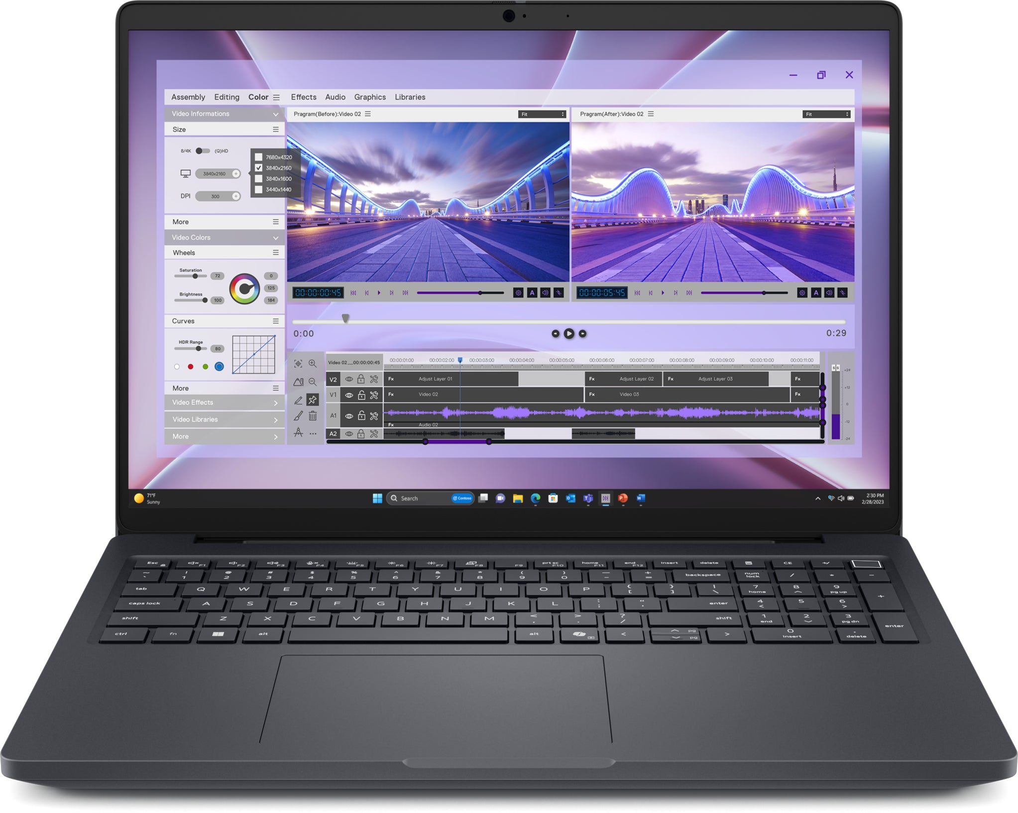 Dell Pro Max 16 MC16250 - Intel Core Ultra 7 - 265H / jusqu'à 5.3 GHz - vPro Enterprise - Win 11 Pro - RTX PRO 1000 Blackwell - 32 Go RAM - 1 To SSD SED, NVMe, Performance - 16" 1920 x 1200 (Full HD Plus) - Gigabit Ethernet - Wi-Fi 7 - magnétite - BTS - a