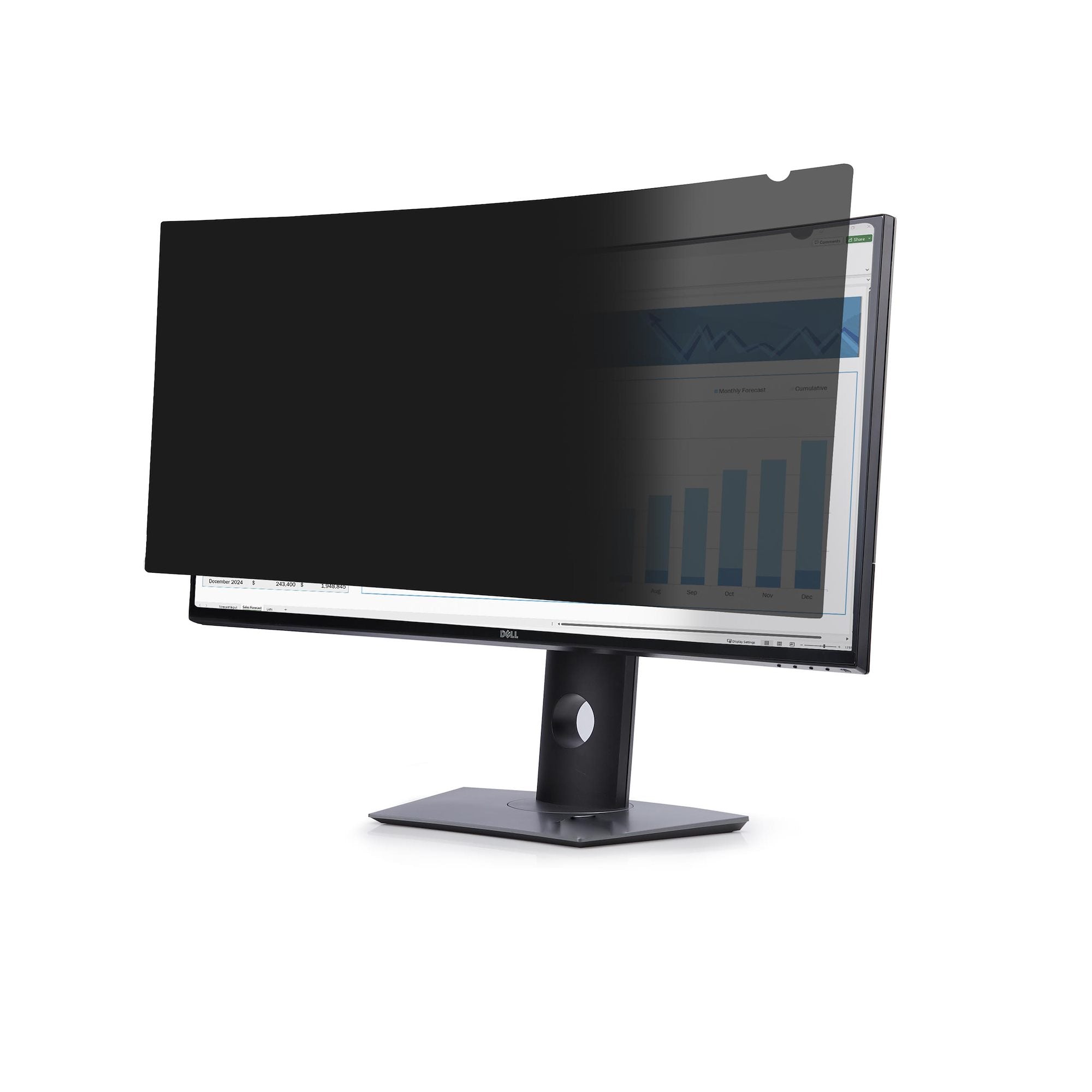 StarTech.com Privacy Screen For Dell P3424WE, Double-Sided Filter, TAA - Filtre anti-indiscrétion - à double sens - amovible - module d'extension/adhésif - 34" (ultra-wide) - noir - Conformité TAA