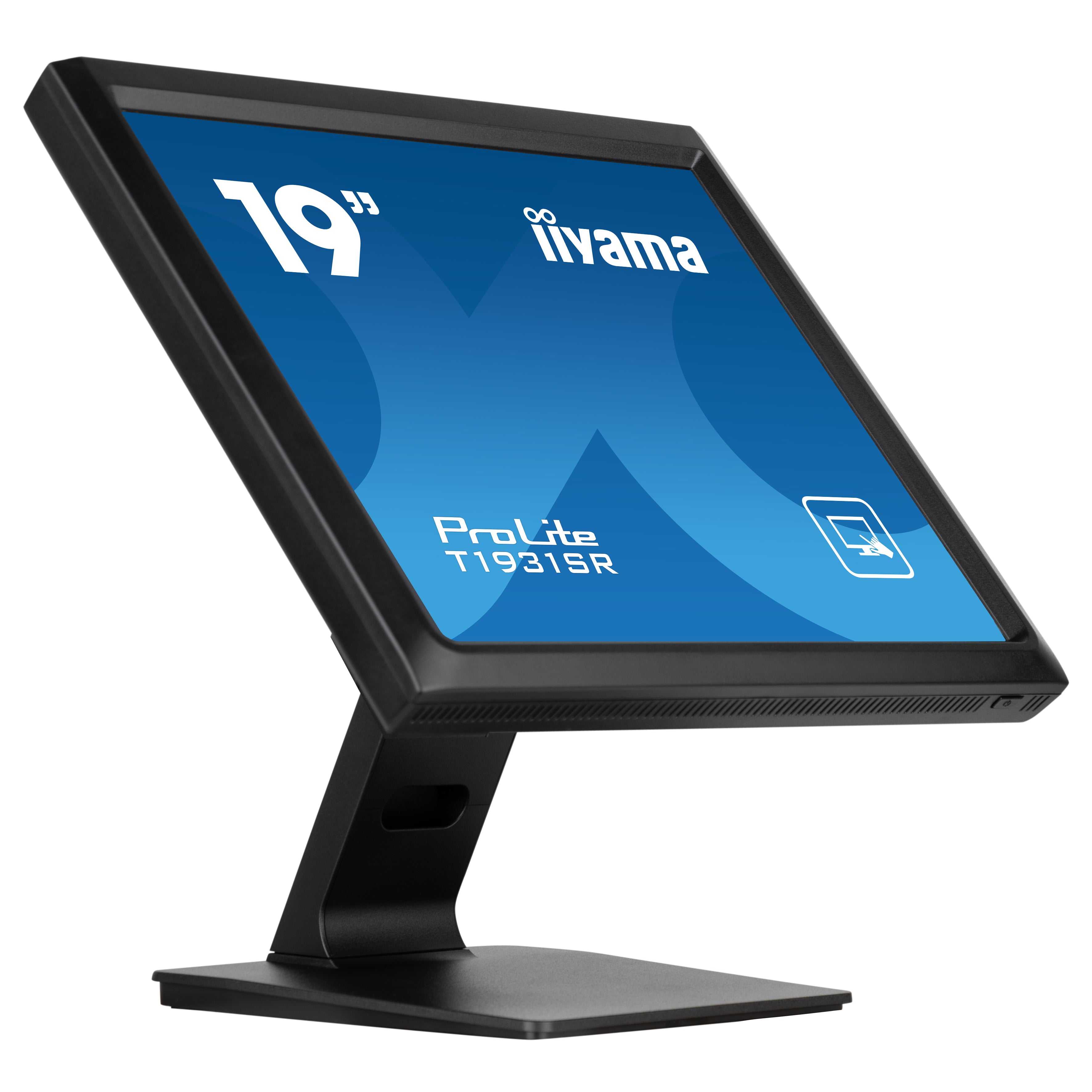 iiyama ProLite T1931SR-B1S - Écran LCD - 19" - écran tactile - 1280 x 1024 @ 75 Hz - IPS - 250 cd/m² - 1000:1 - 14 ms - HDMI, VGA, DisplayPort - haut-parleurs - noir, finition matte