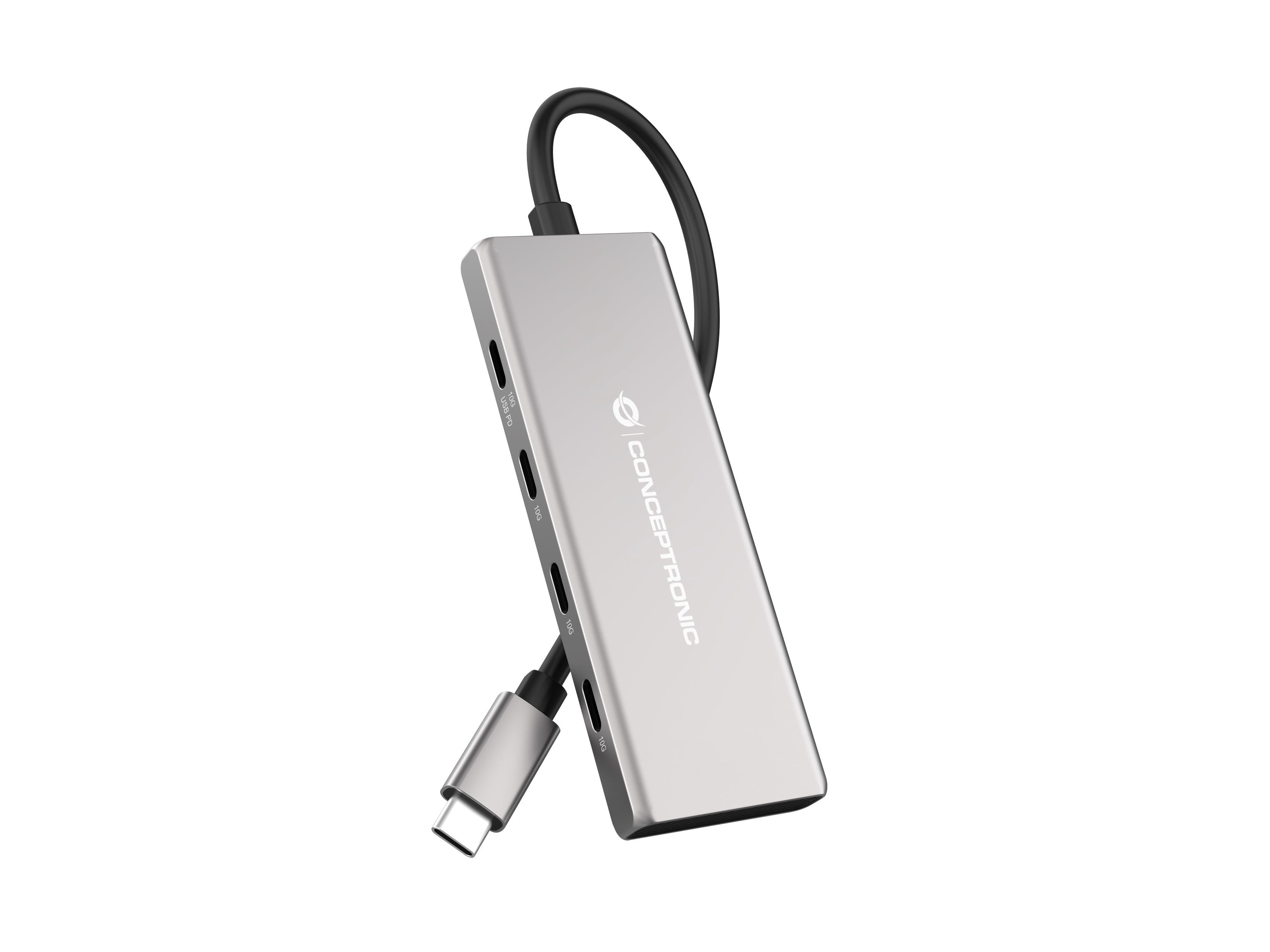 Hub USB Conceptronic 110519707101 Argenté