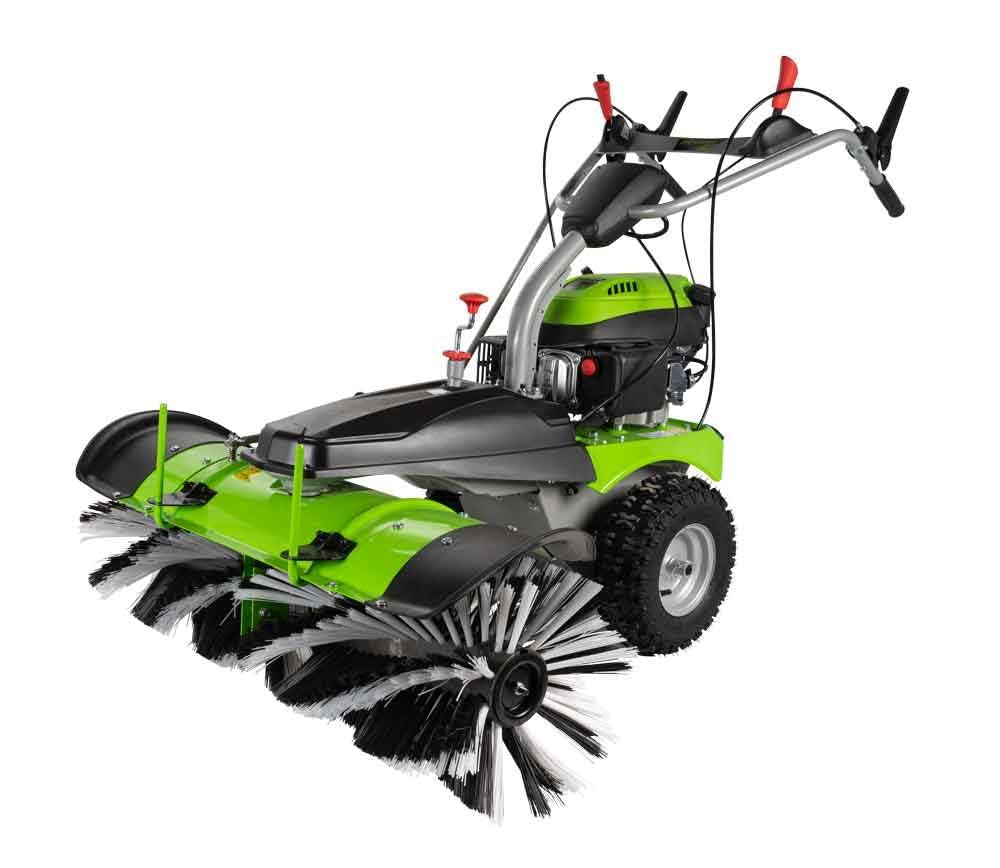 Zipper ZI-KM1000 Power Sweeper 1000 mm Brush Width 4.8 HP Engine