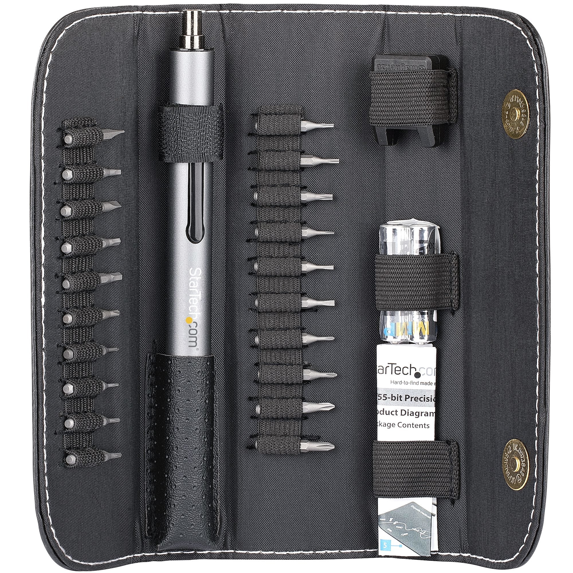StarTech.com - Tournevis de précision électrique - sans fil 4 mm - 0.35 N·m - 2 batteries