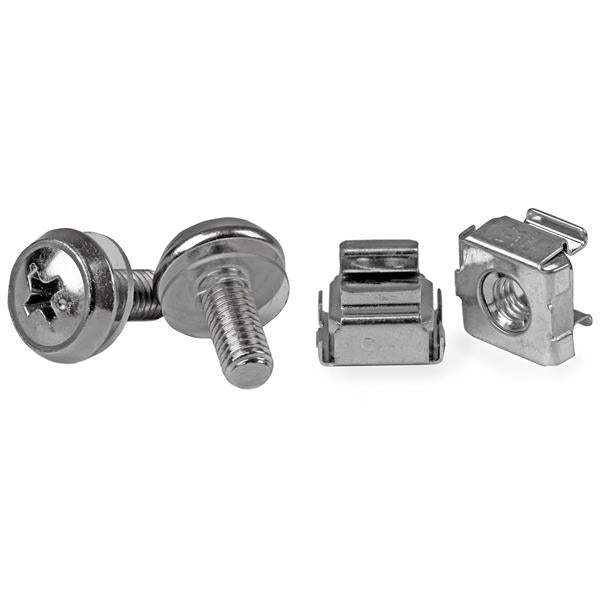 StarTech.com Paquet de 50 vis de montage et écrous cage M5 pour armoire serveur - Kit de vis pour rack (pack de 50) - pour P/N: RACK-21U-20-WALL-OA, RACK-24U-20-WALL-OA, RK12OD2, SHELF-2U-20-CENTER-V