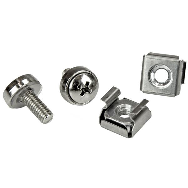 StarTech.com Vis M5 et écrous cages M5 pour rack serveur - Vis M5 12 mm de montage pour armoire - Paquet de 20 - Kit de vis pour rack