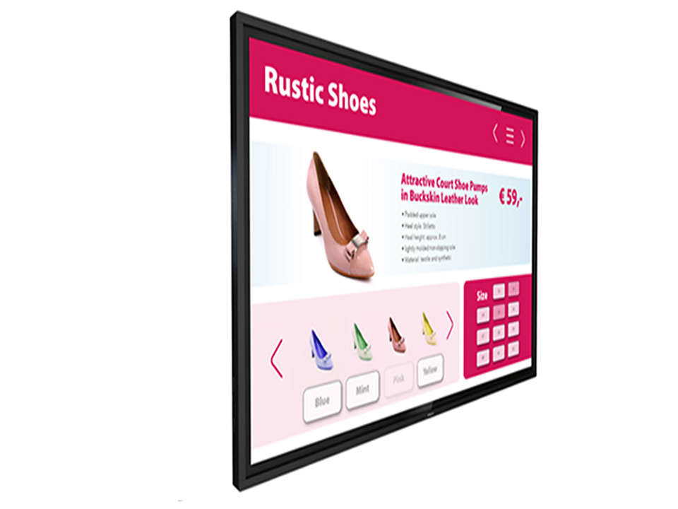 Philips 43BDL3651T - Classe de diagonale 43" T-Line écran LCD rétro-éclairé par LED - signalisation numérique - avec écran tactile (multi-touches) - 4K UHD (2160p) 3840 x 2160 - Direct LED