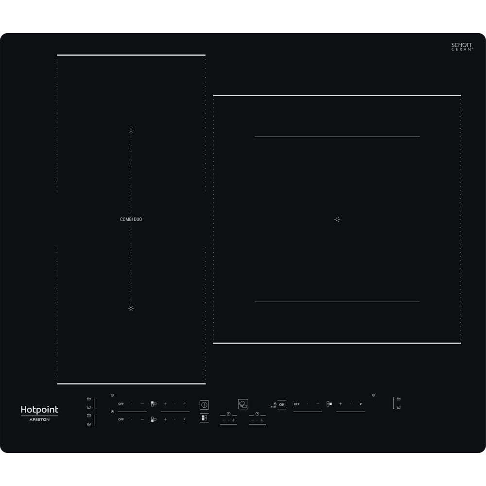 Plaque à Induction Hotpoint HB 2760B NE 60 cm 7200 W