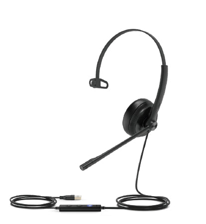 Casques avec Microphone Yealink YEA_UH34LIT-M-T Noir