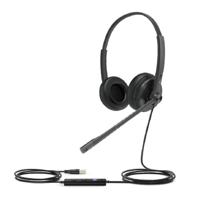 Casques avec Microphone Yealink UH34 LITE DUAL TEAMS Noir