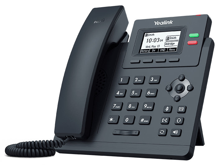Téléphone fixe Yealink SIP-T31G Noir Gris
