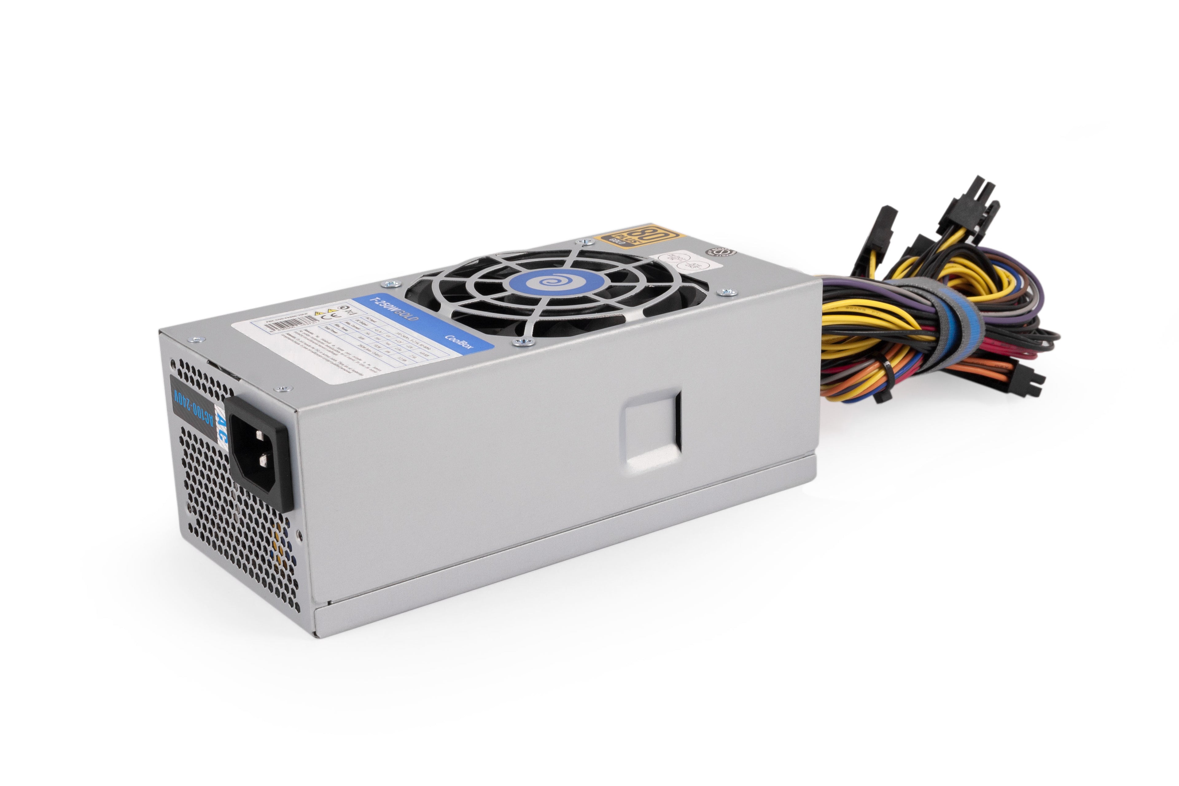 Bloc d’Alimentation CoolBox COO-FA250-TGLD ATX 6 W 250 W 80 Plus Gold