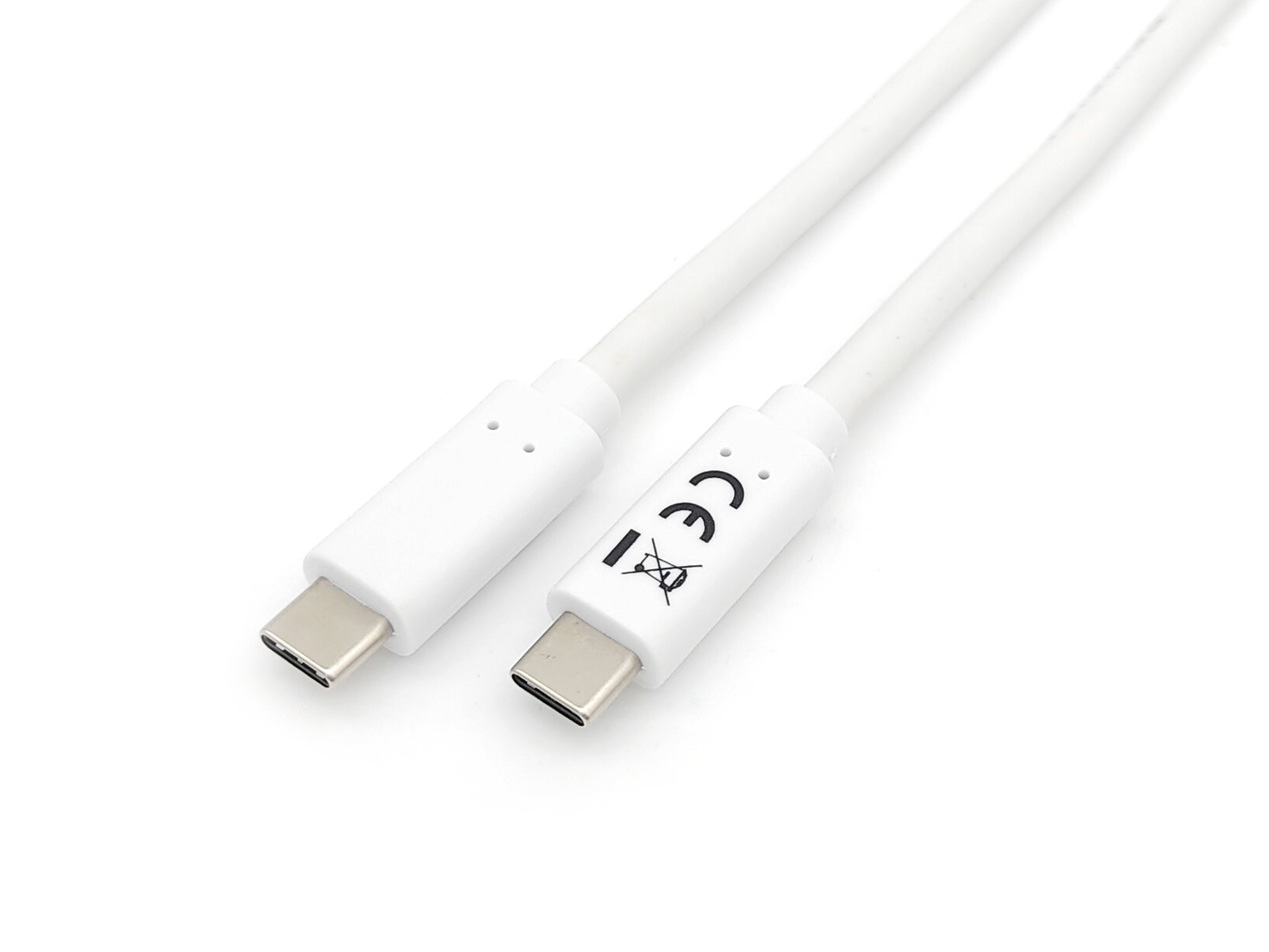 Câble USB-C vers USB-C Equip 12836207101 Blanc 2 m