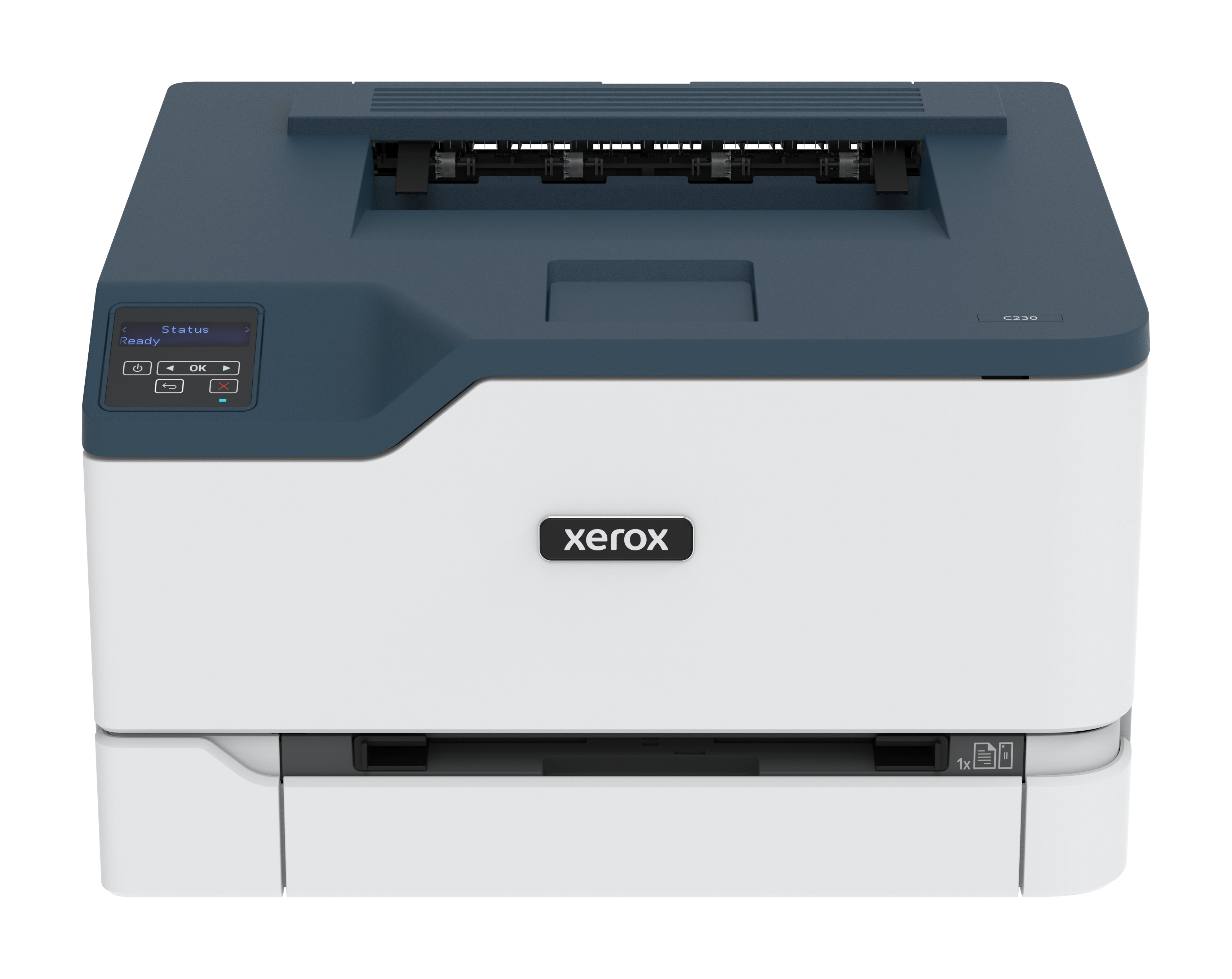 Xerox C230 - Imprimante - couleur - laser - 216 x 340 mm - 600 x 600 ppp - jusqu'à 22 ppm (mono) / jusqu'à 22 ppm (couleur) - capacité : 250 feuilles - USB 2.0, LAN, Wi-Fi(n), hôte USB 2.0 - programme de retours Green World Alliance