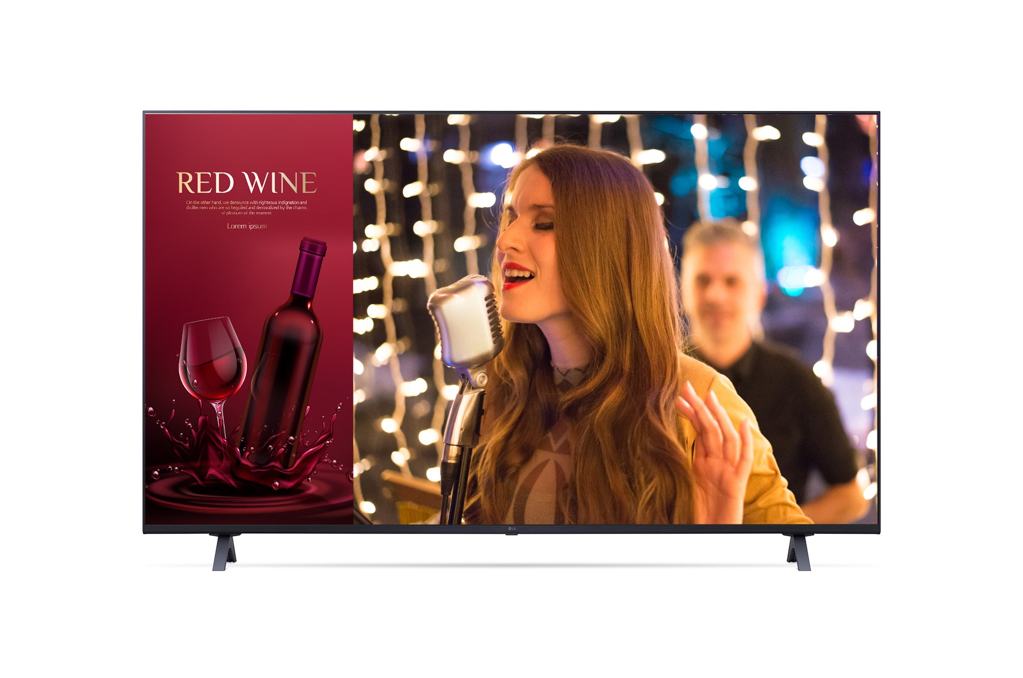 LG 55UN640S - Classe de diagonale 55" UN640S Series TV LCD rétro-éclairée par LED - hôtel / hospitalité - Smart TV - webOS - 4K UHD (2160p) 3840 x 2160 - HDR - bleu cendré