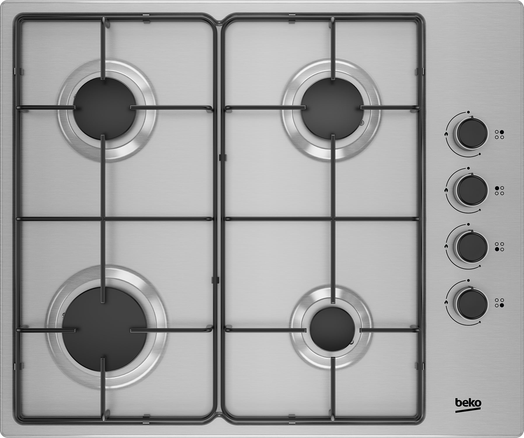 Plaque au gaz BEKO HIGG64103SXN 58 cm 7900 W