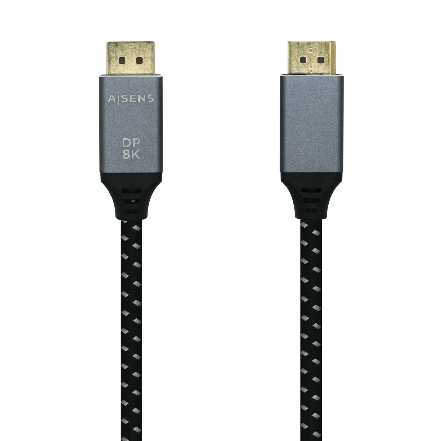 Câble DisplayPort Aisens A149-0435 Noir Noir/Gris 1 m