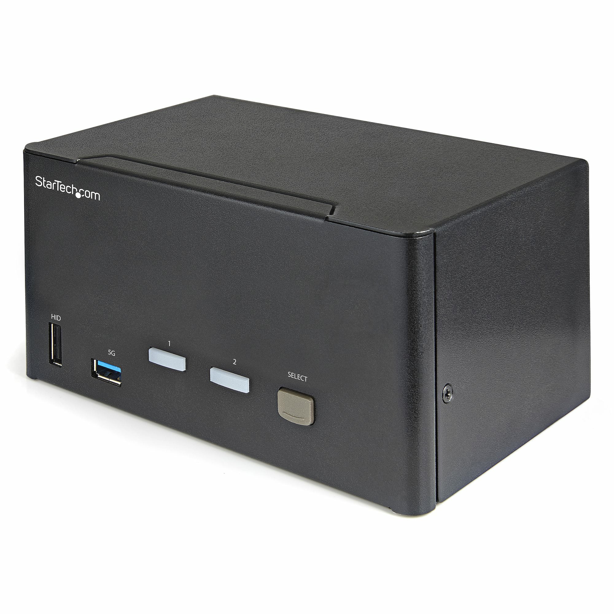 StarTech.com Commutateur KVM DisplayPort 2 Ports pour 3 Moniteurs - 4K 60Hz UHD HDR - KVM de Bureau DP 1.2 avec Hub USB 3.0 2 Ports (5Gbps) et 4 Ports USB 2.0 HID, audio - TAA (SV231TDPU34K) - Commutateur écran-clavier-souris/audio - 2 x KVM / audio - de