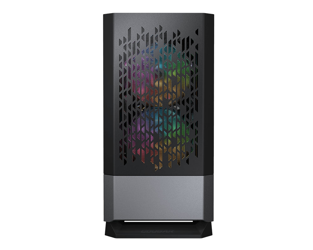 Boitier Mini Tour Micro ATX Cougar MG140 Air RGB avec panneau vitré (Noir)