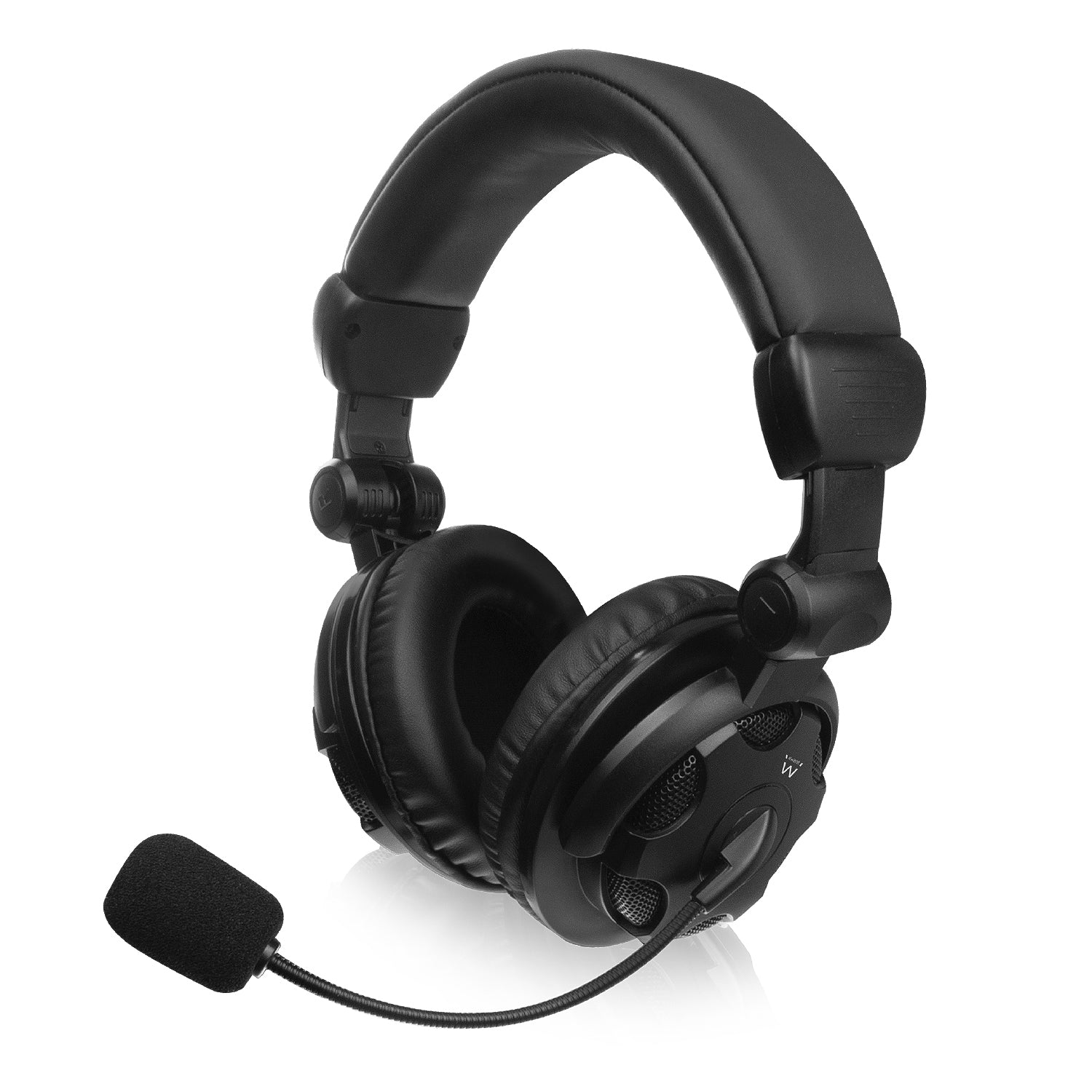 Casques avec Microphone Ewent Heron Studio Noir
