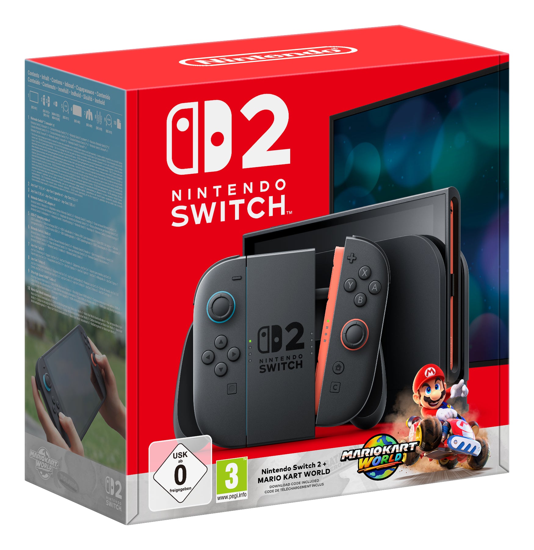 Nintendo Switch 2 Nintendo SW2 MKART WRLD Noir Mario Kart World