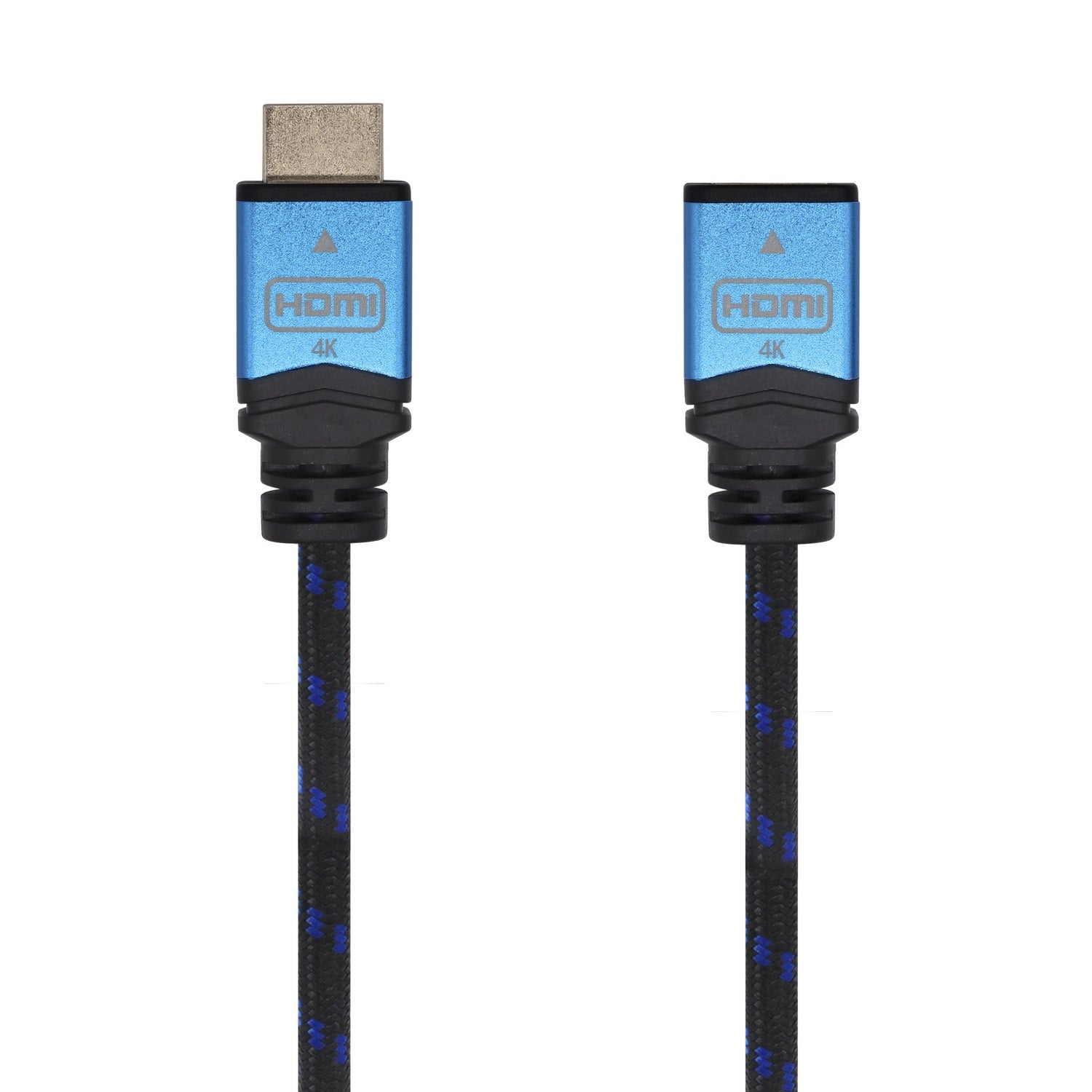 Câble HDMI Aisens A120-0453 Noir Noir/Bleu 2 m Câble de Rallonge