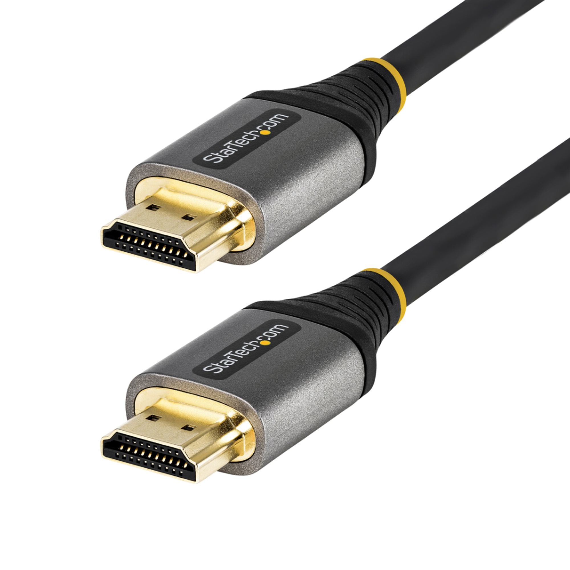 StarTech.com Câble HDMI 2.0 Premium Certifié 2m - Câble Écran HDMI High Speed Ultra HD 4K 60Hz avec Ethernet - HDR10, ARC - Cordon Moniteur Vidéo UHD - Câble HDMI pour PC/TV - M/M (HDMMV2M) - Premium High speed - câble HDMI avec Ethernet - HDMI mâle pour