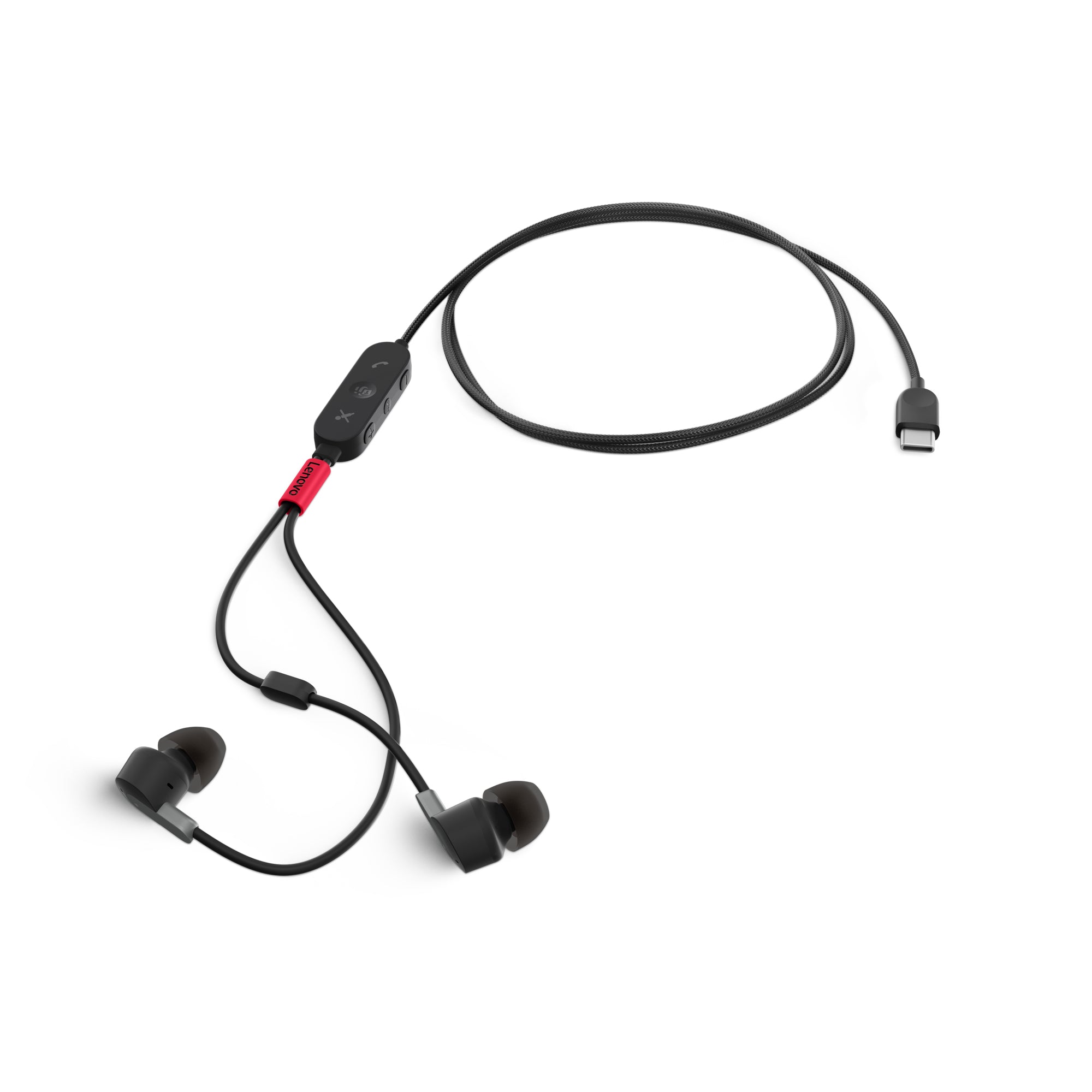 Casques avec Microphone Lenovo 4XD1C99220 Noir