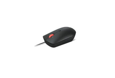 Lenovo ThinkPad Compact - Souris - droitiers et gauchers - optique - 4 boutons - filaire - USB, USB-C - noir corbeau - OEM