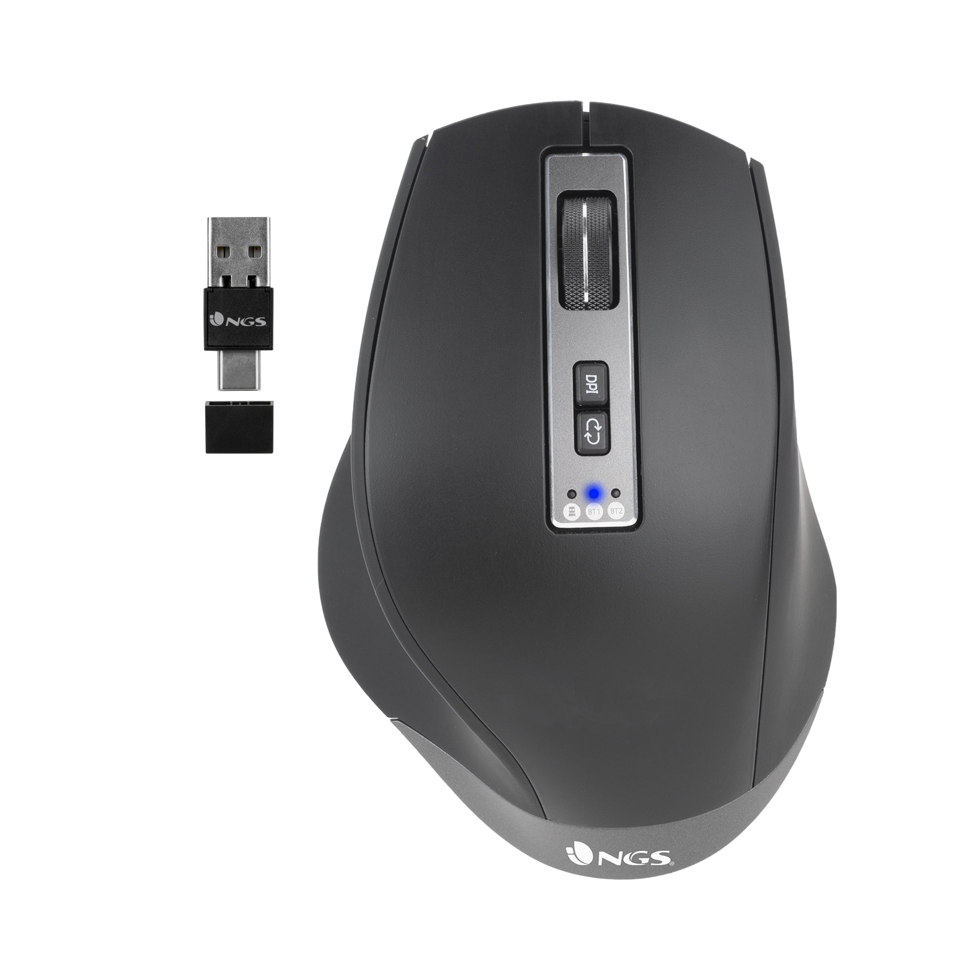 Souris NGS BLUR-RB Noir 3200 DPI Sans fil