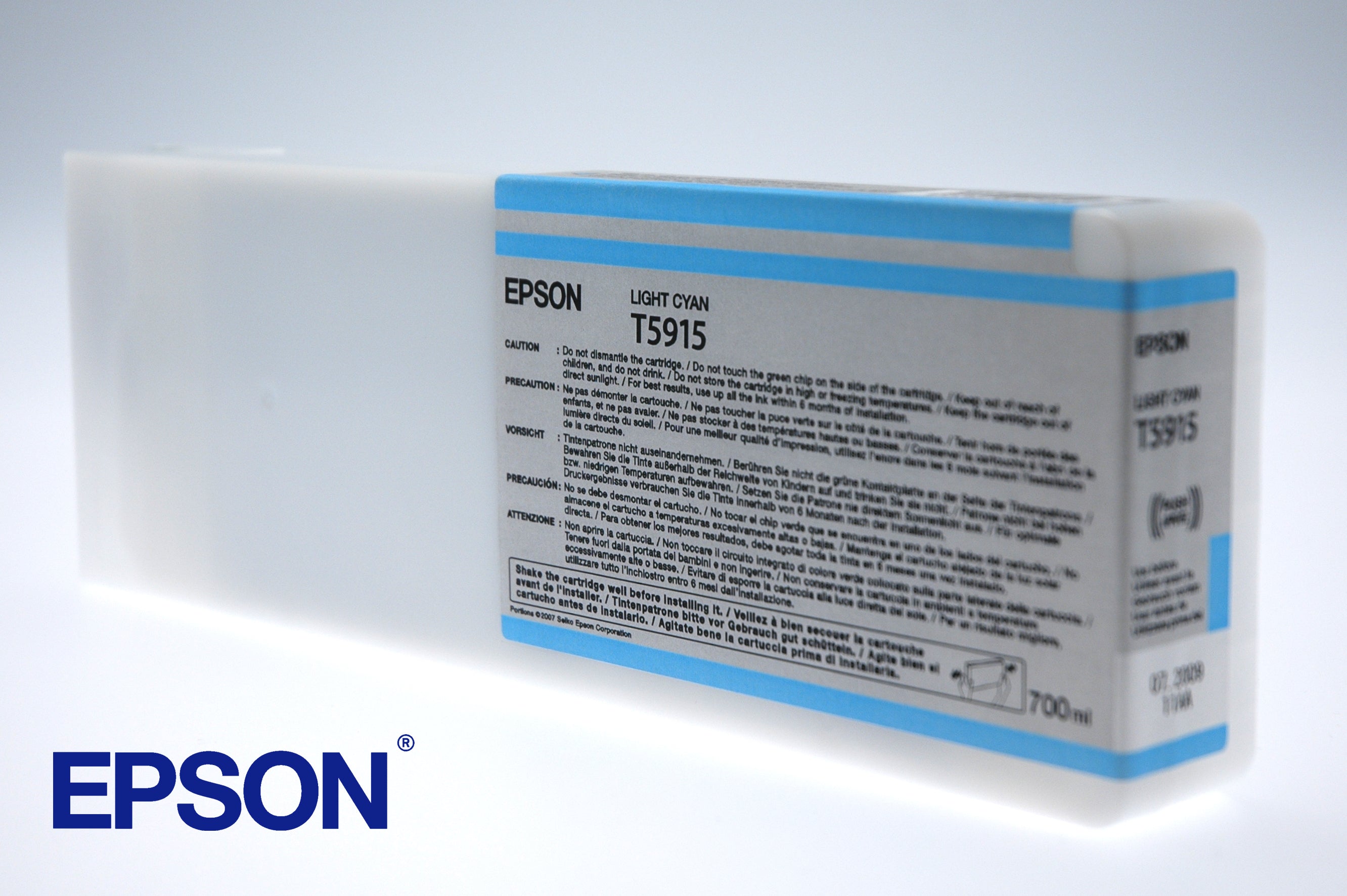 Epson T5915 - 700 ml - cyan clair - original - cartouche d'encre - pour Stylus Pro 11880, Pro 11880 AGFA, Pro 11880 Xerox