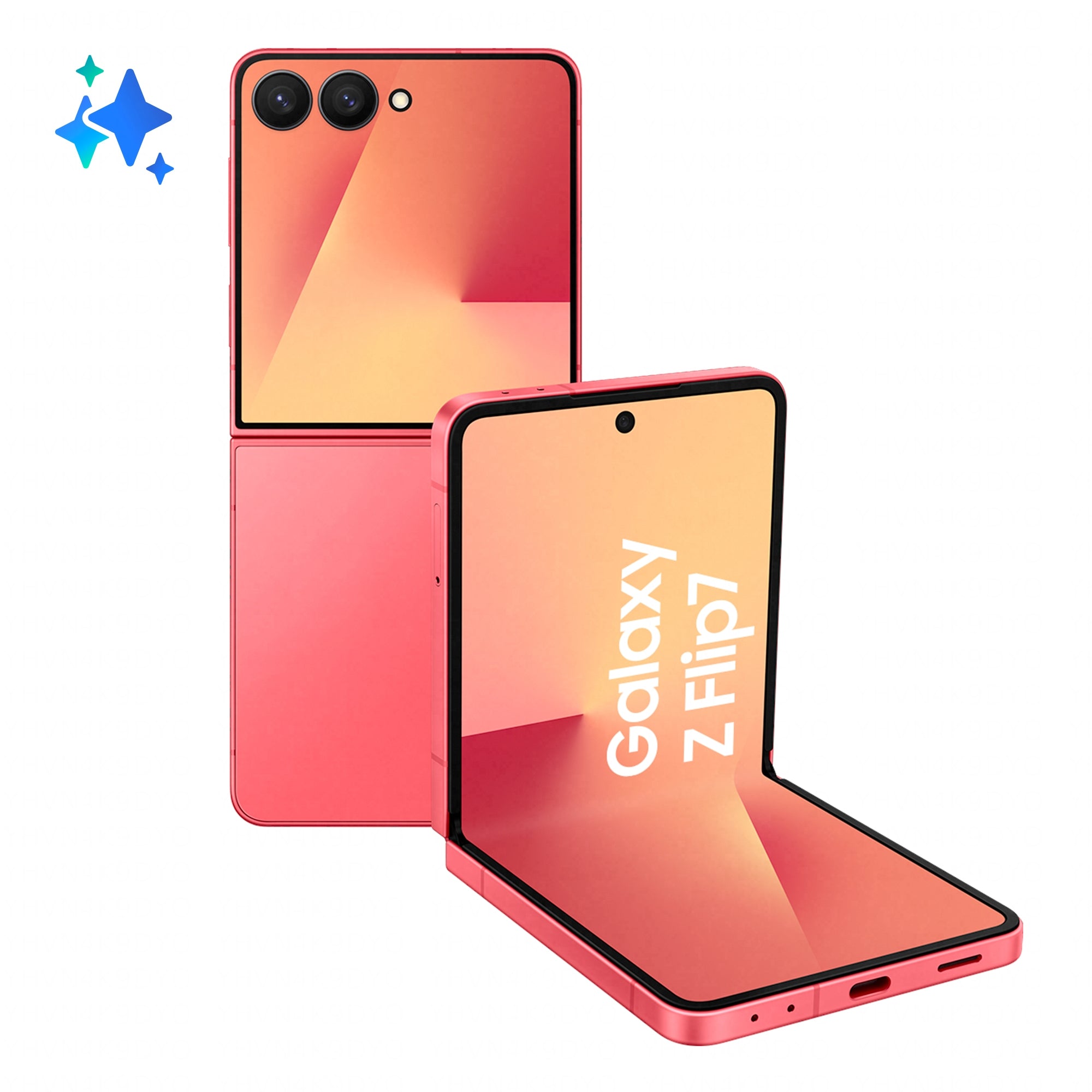 F766B Galaxy Flip7 5G 512GB DS Coralred