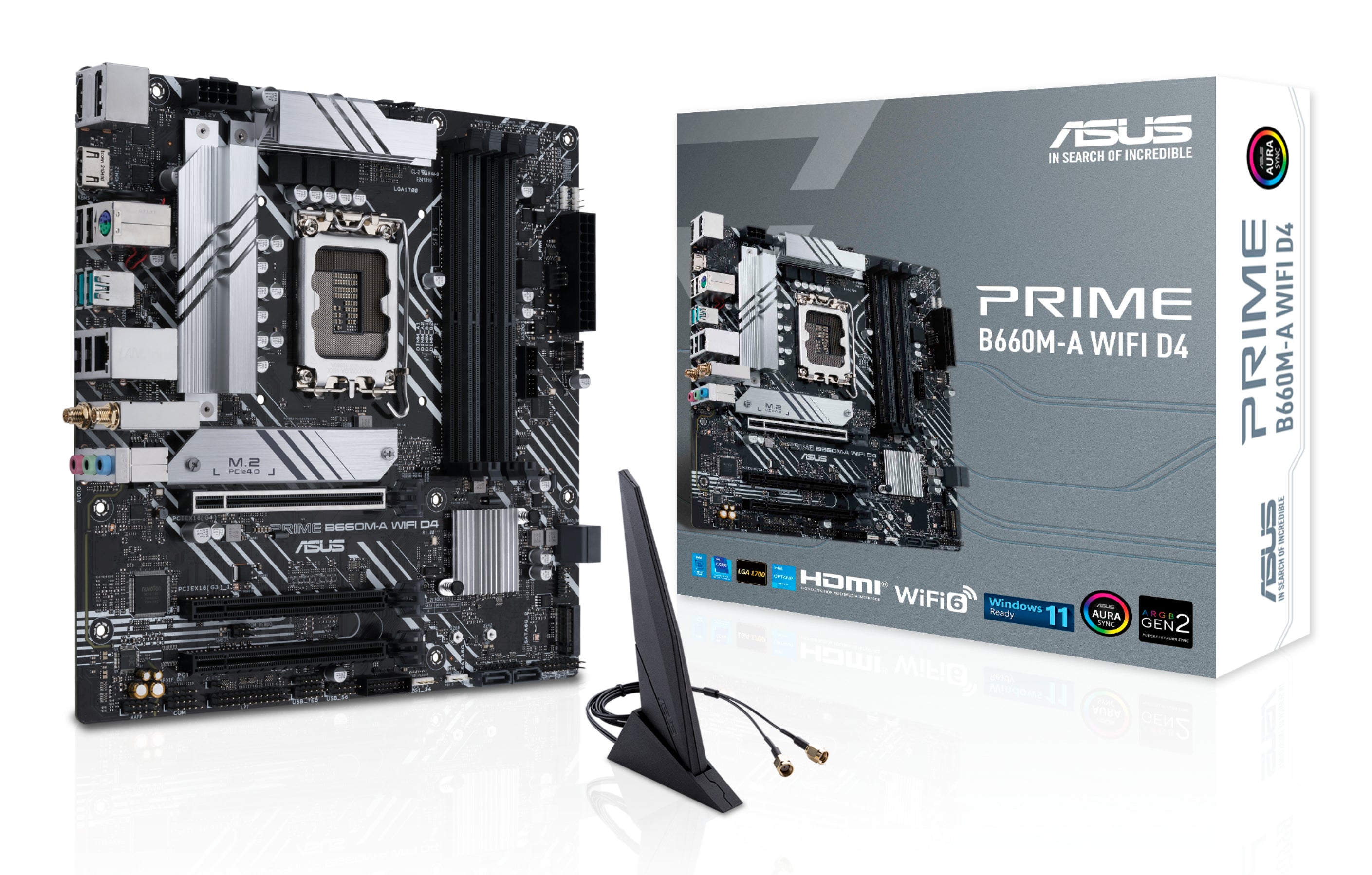 Carte Mère Asus Prime B660M-A WiFi D4 (Intel LGA 1700) Micro ATX
