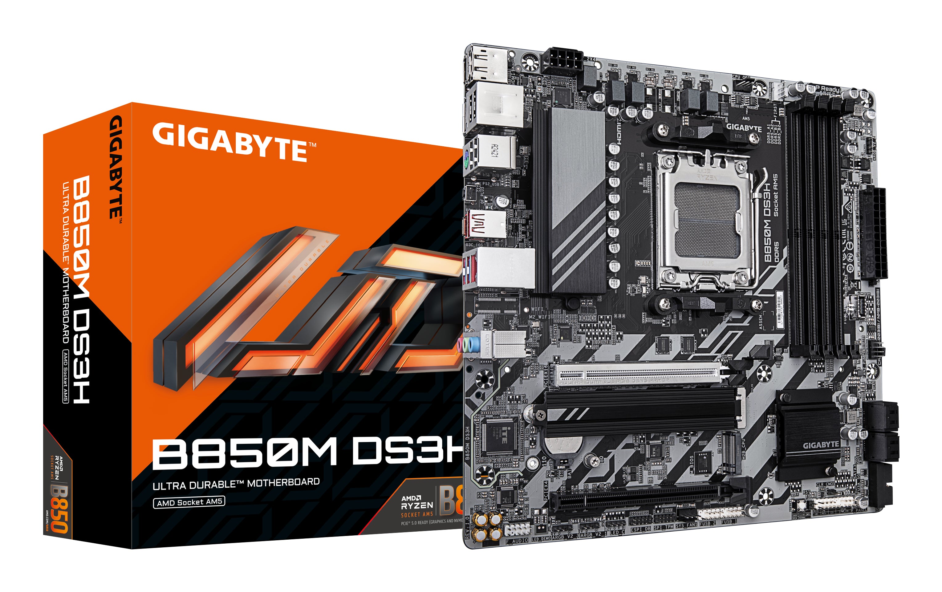 B850M DS3H - B850/AM5/DDR5/mATX