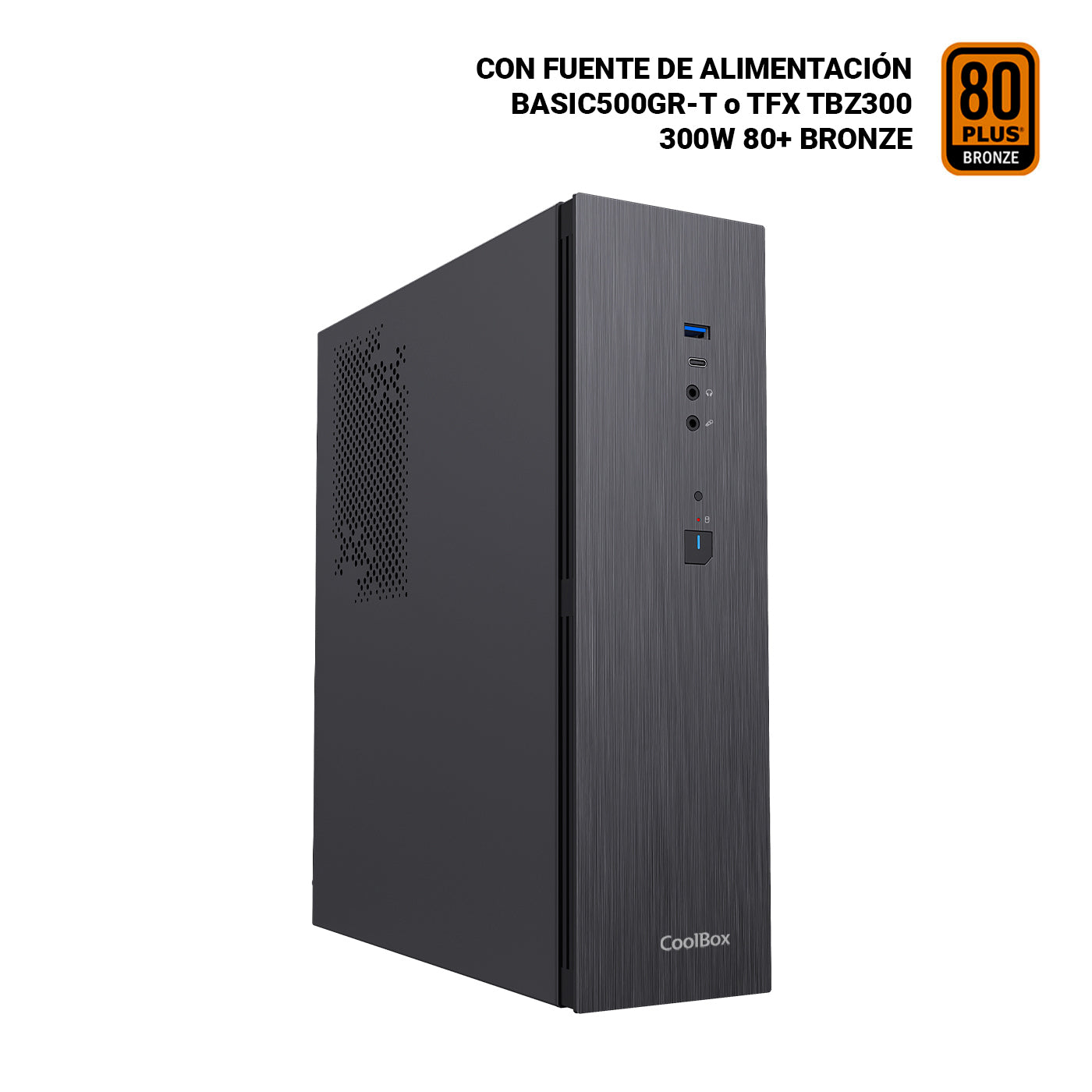 Boîtier ATX semi-tour CoolBox COO-PCT370-BZ Noir