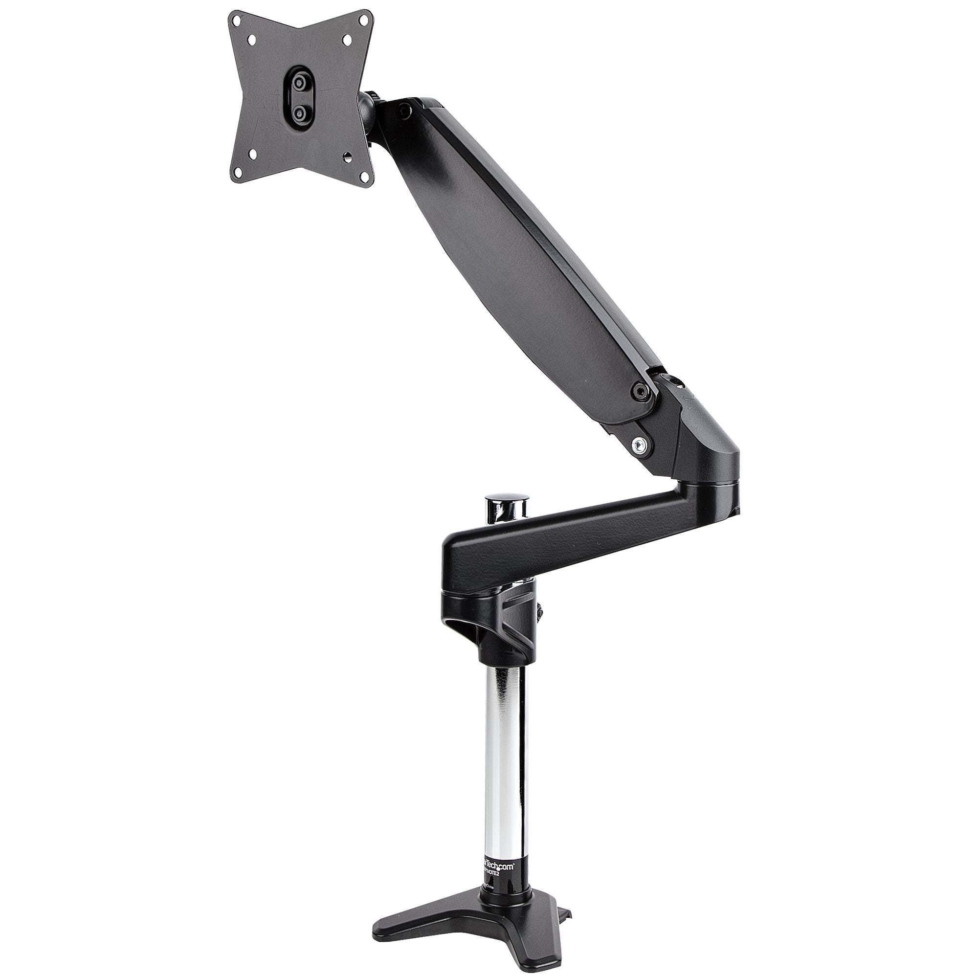 StarTech.com Support Simple Écran PC - Bras Moniteur VESA - Support Écran Bureau 32" ou 49" (32:9)/ 8kg - Porte Écran Hauteur Réglable/Articulé - Fixation Pince/illet (ARMPIVOTE2) - Kit de montage (ensemble de bras, support VESA) - bras réglable en mouve