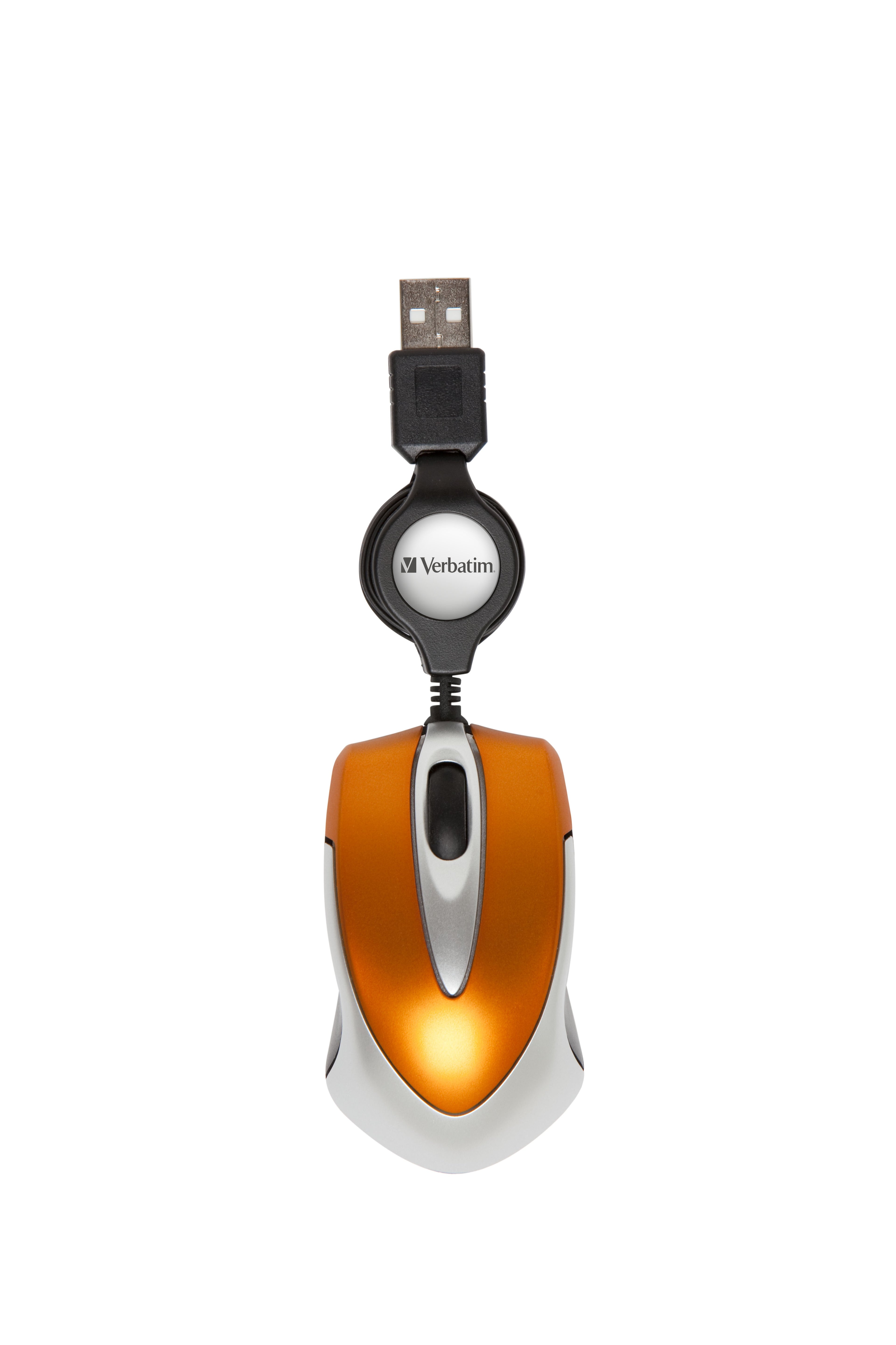 Souris Optique Verbatim GO MINI TRAVEL Orange